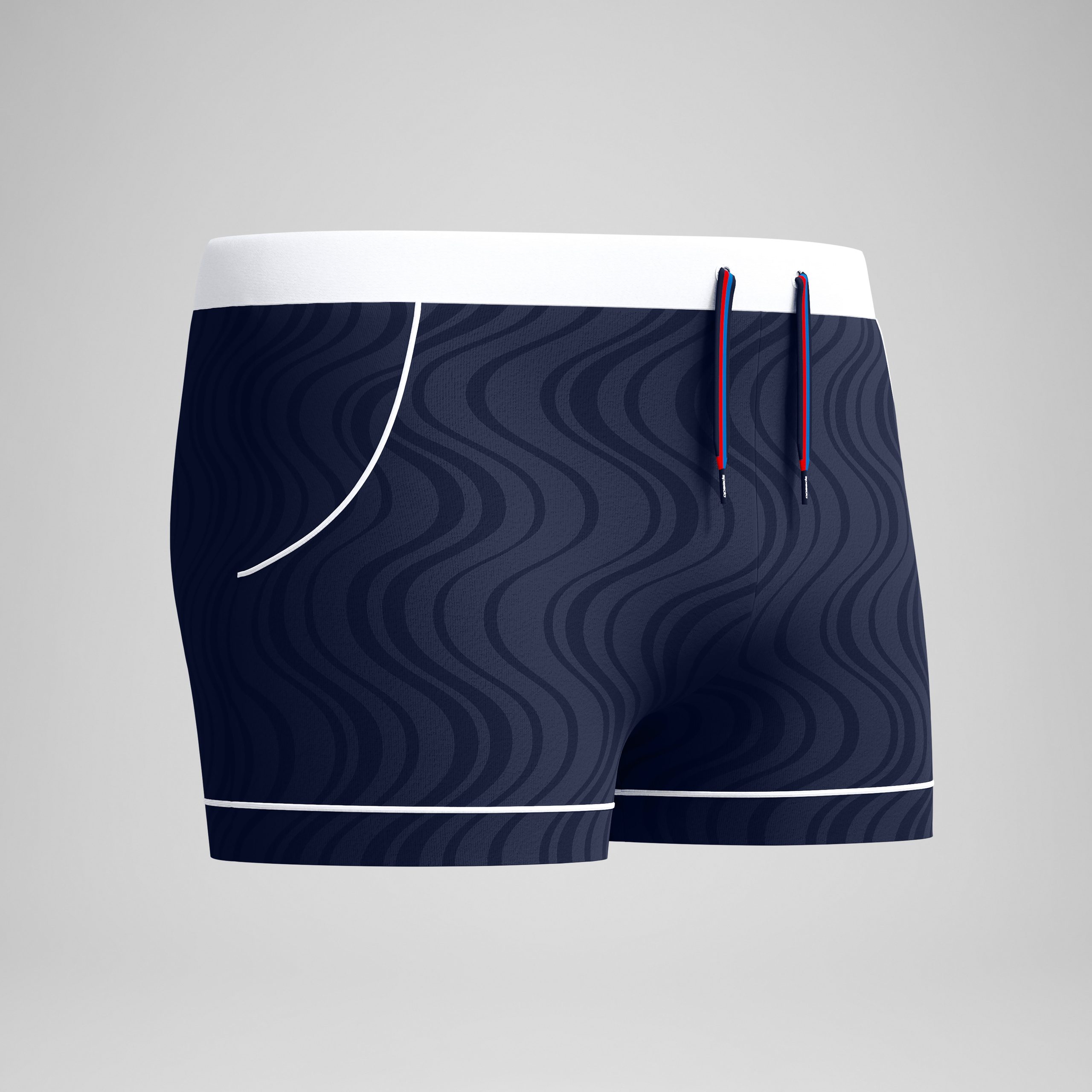 Men's Jetstream Textured Square Leg Navy - Image 5