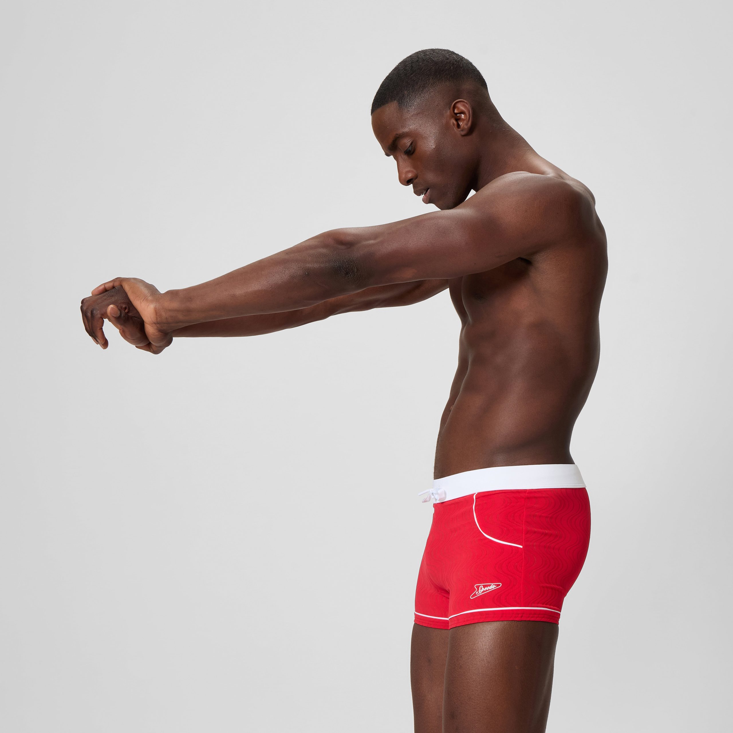 Men's Jetstream Textured Square Leg Red - Image 2