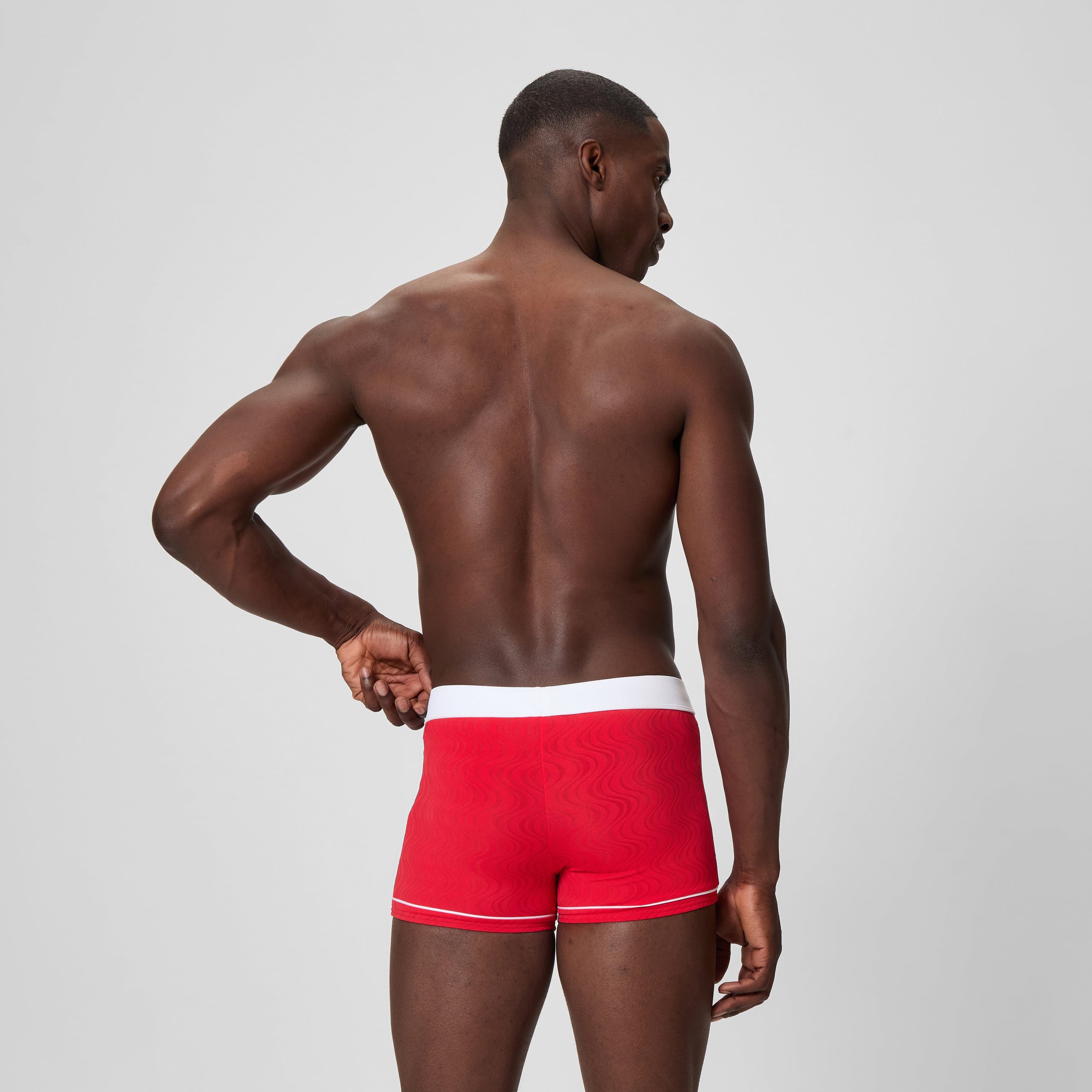 Men's Jetstream Textured Square Leg Red - Image 3