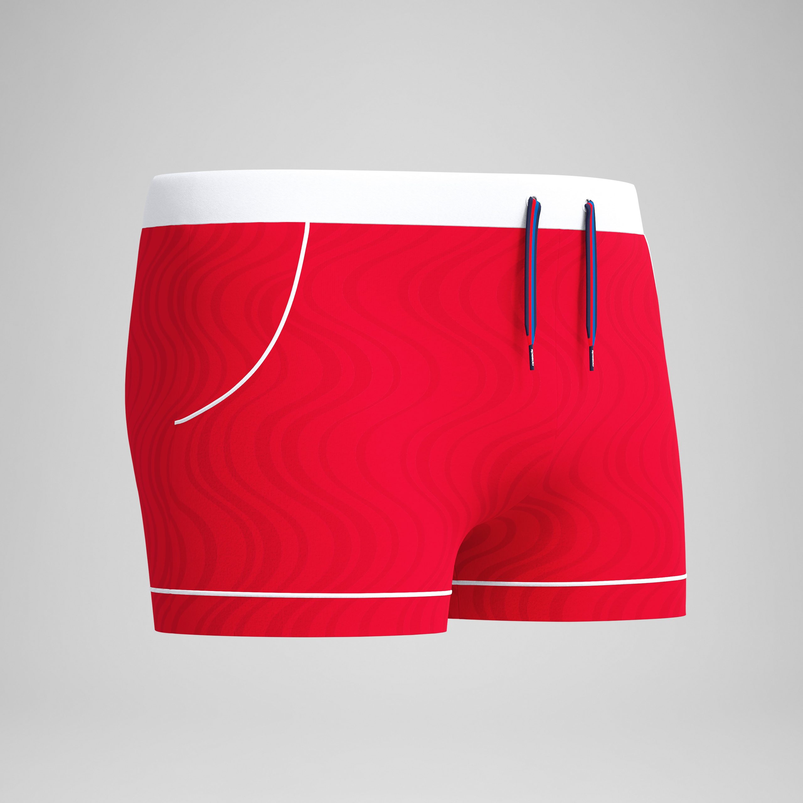 Men's Jetstream Textured Square Leg Red - Image 5