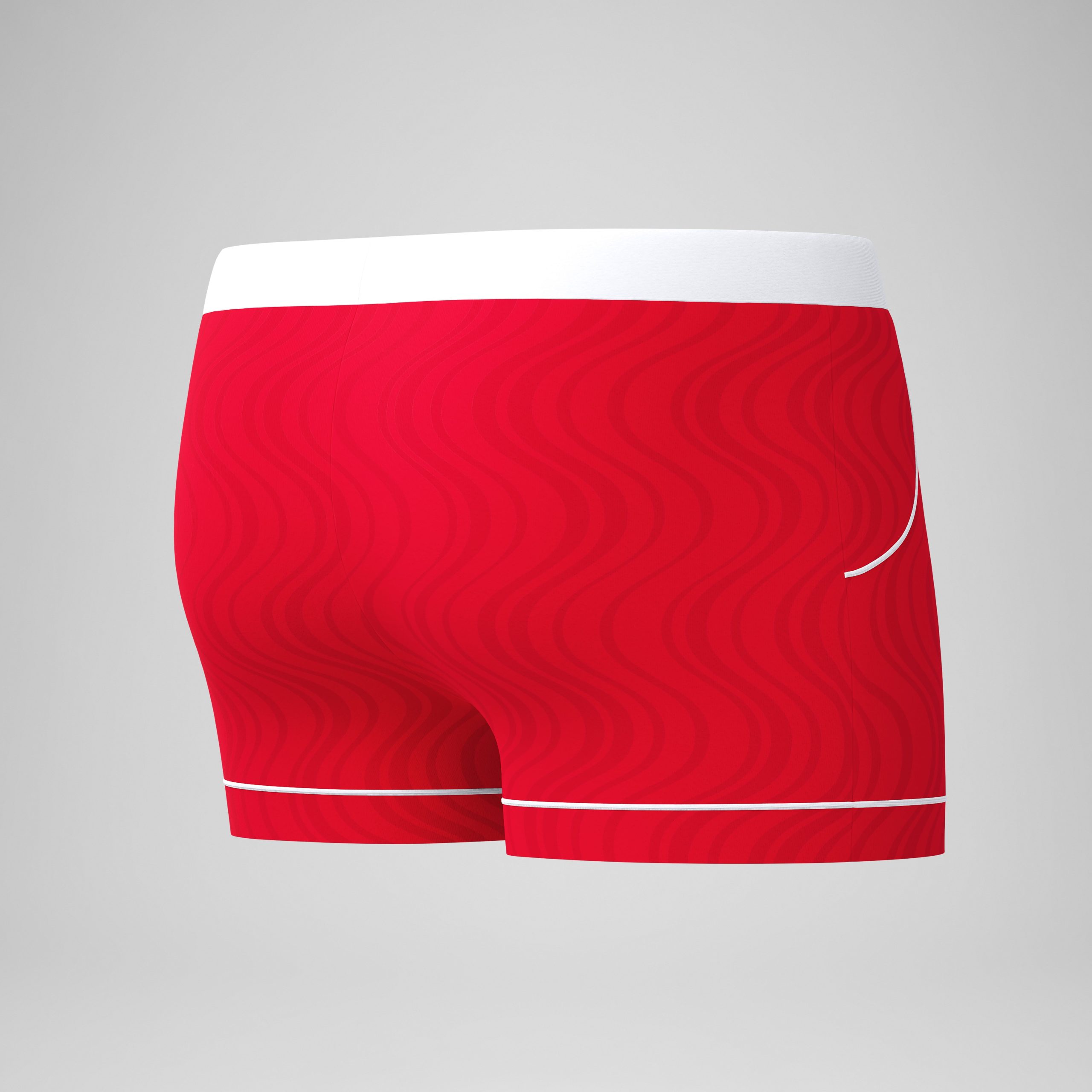 Men's Jetstream Textured Square Leg Red - Image 7