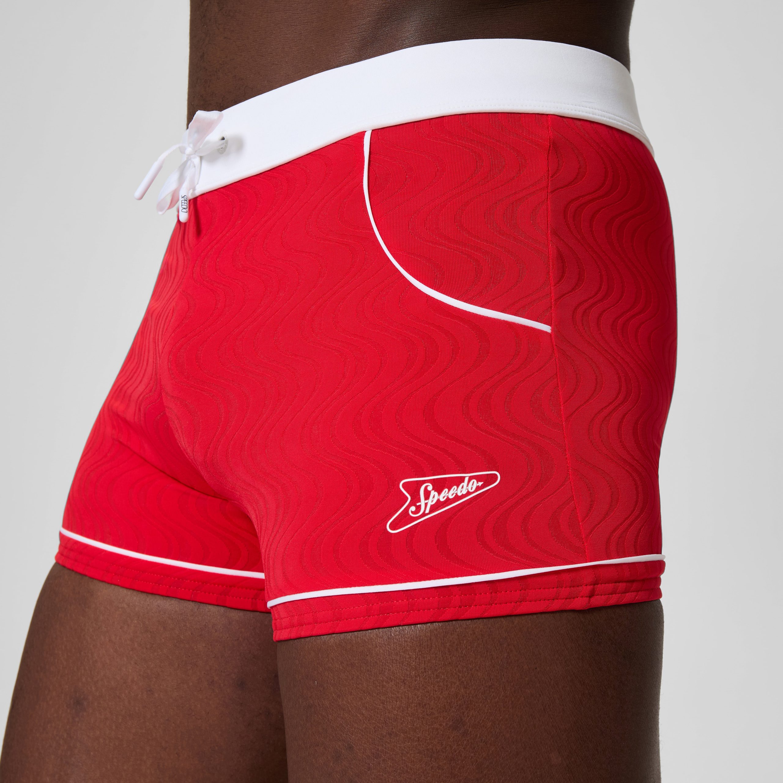 Men's Jetstream Textured Square Leg Red - Image 9