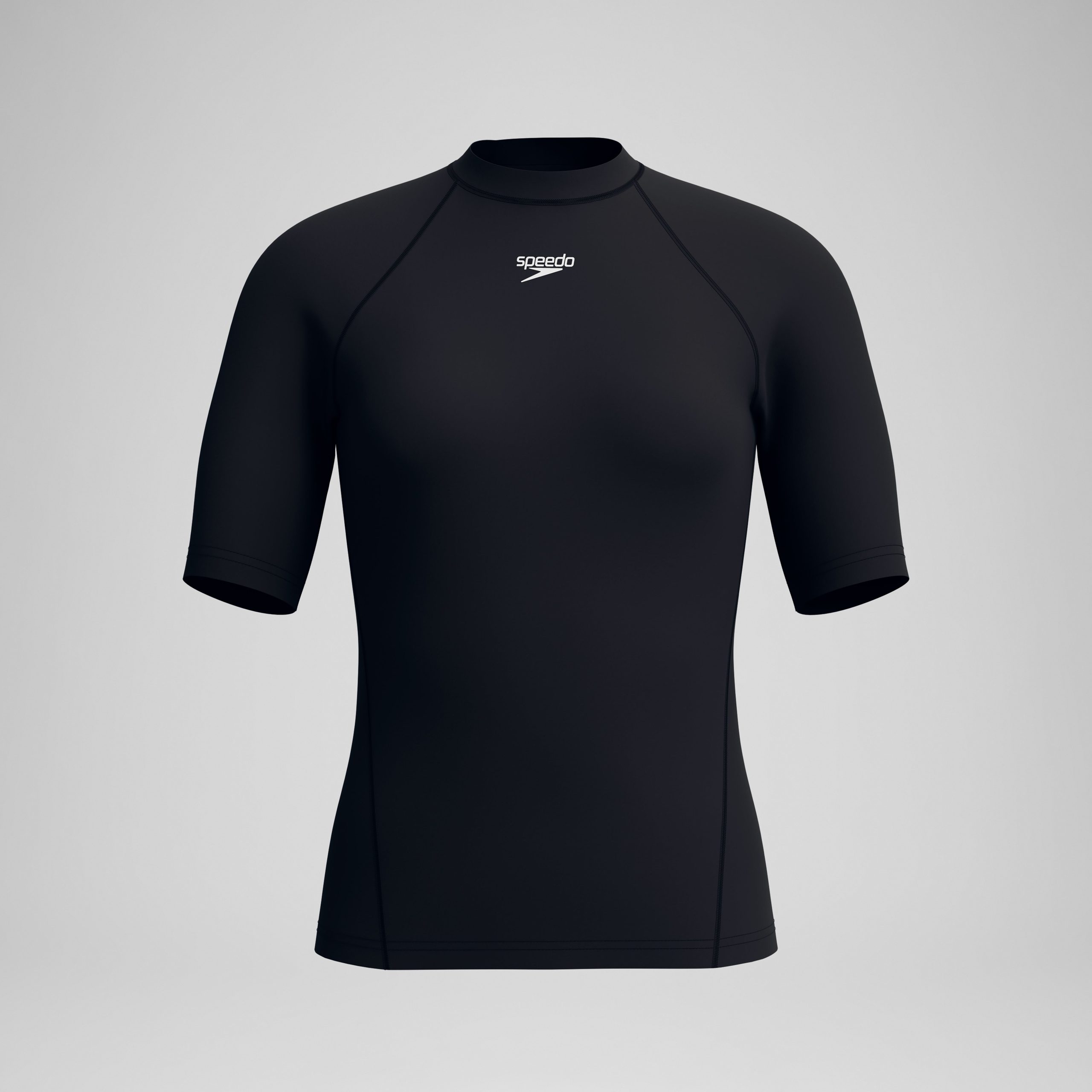 Women's Endurance+ Short Sleeve Rashguard Black - Image 4