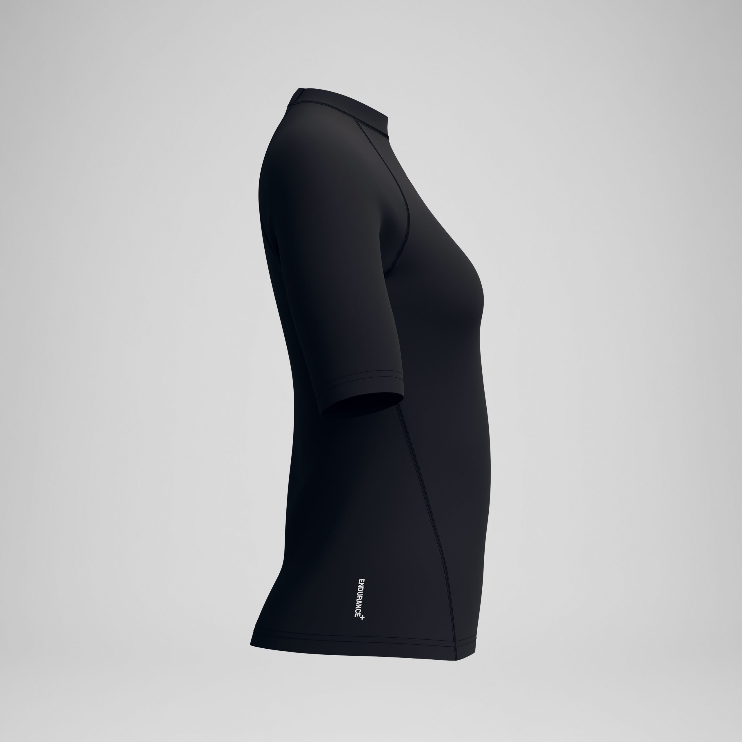 Women's Endurance+ Short Sleeve Rashguard Black - Image 6