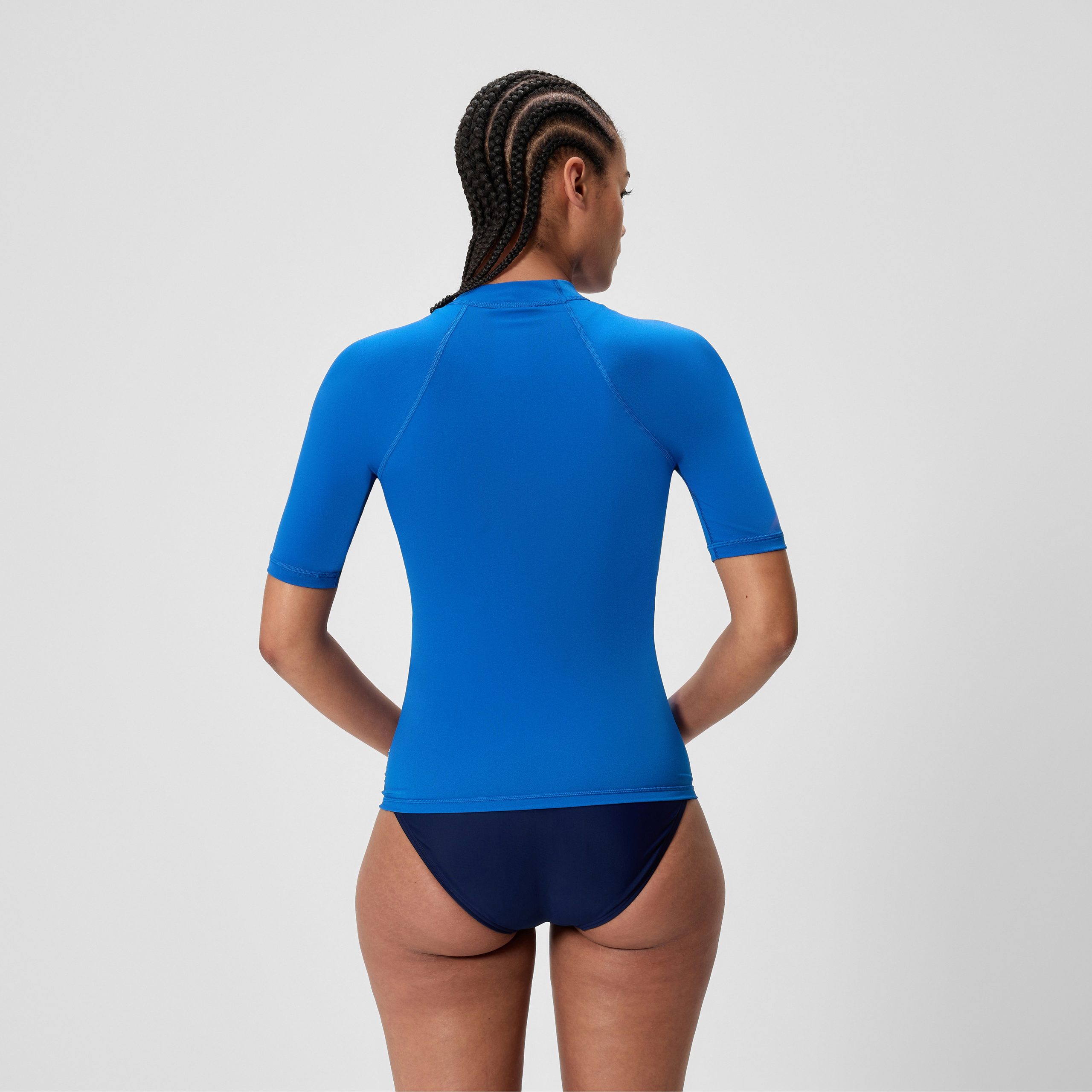 Women's Endurance+ Short Sleeve Rashguard Blue - Image 3