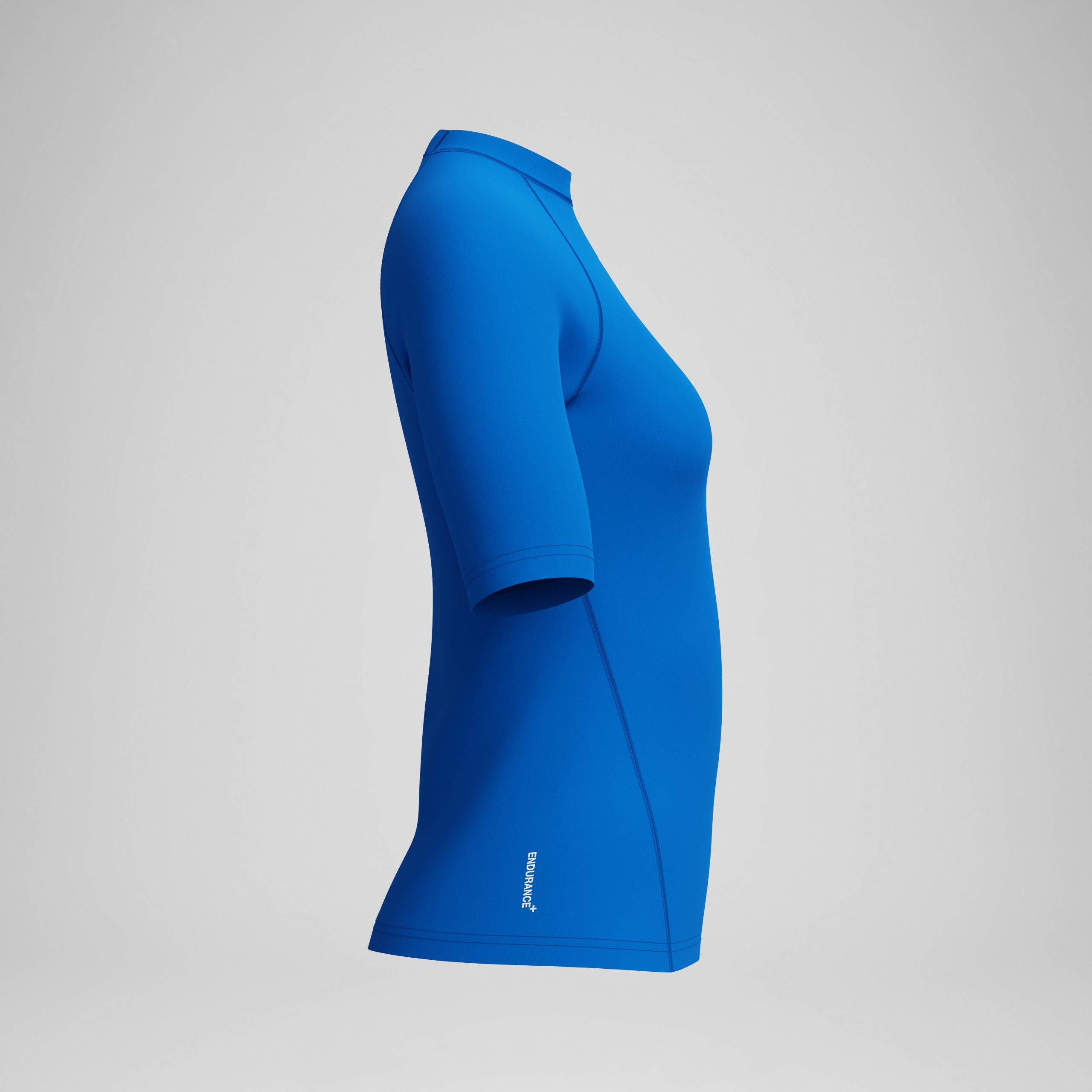 Women's Endurance+ Short Sleeve Rashguard Blue - Image 6
