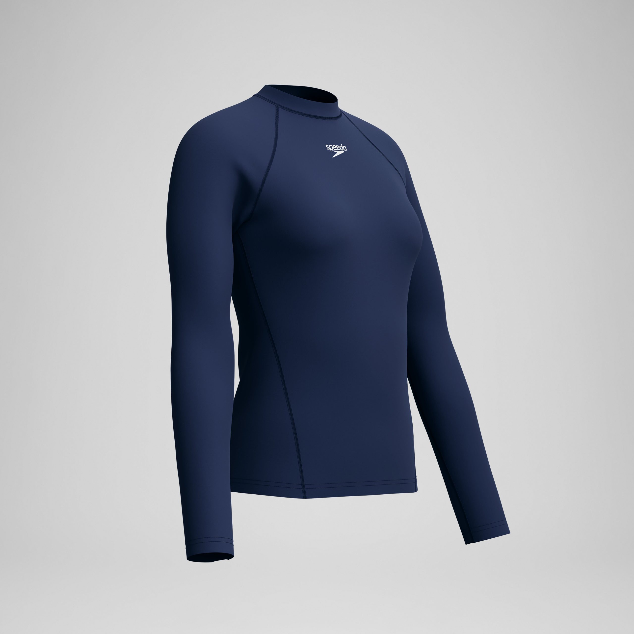 Women's Endurance+ Long Sleeve Rashguard Navy - Image 5