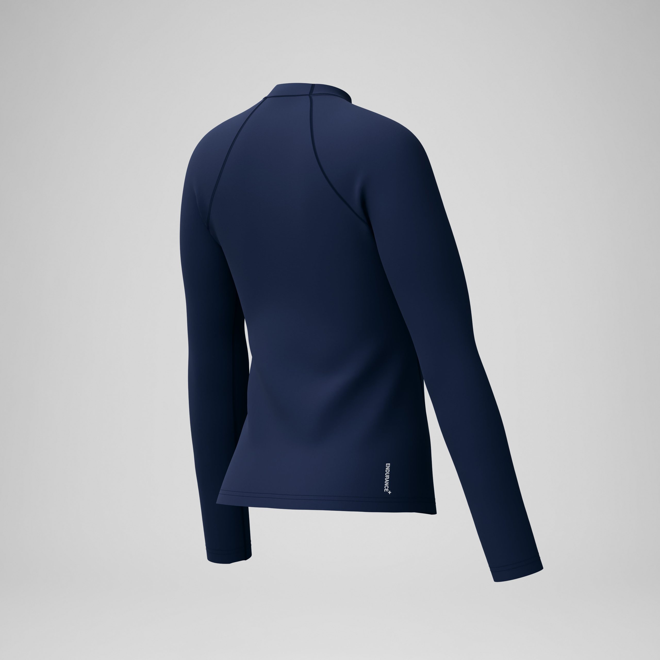 Women's Endurance+ Long Sleeve Rashguard Navy - Image 7