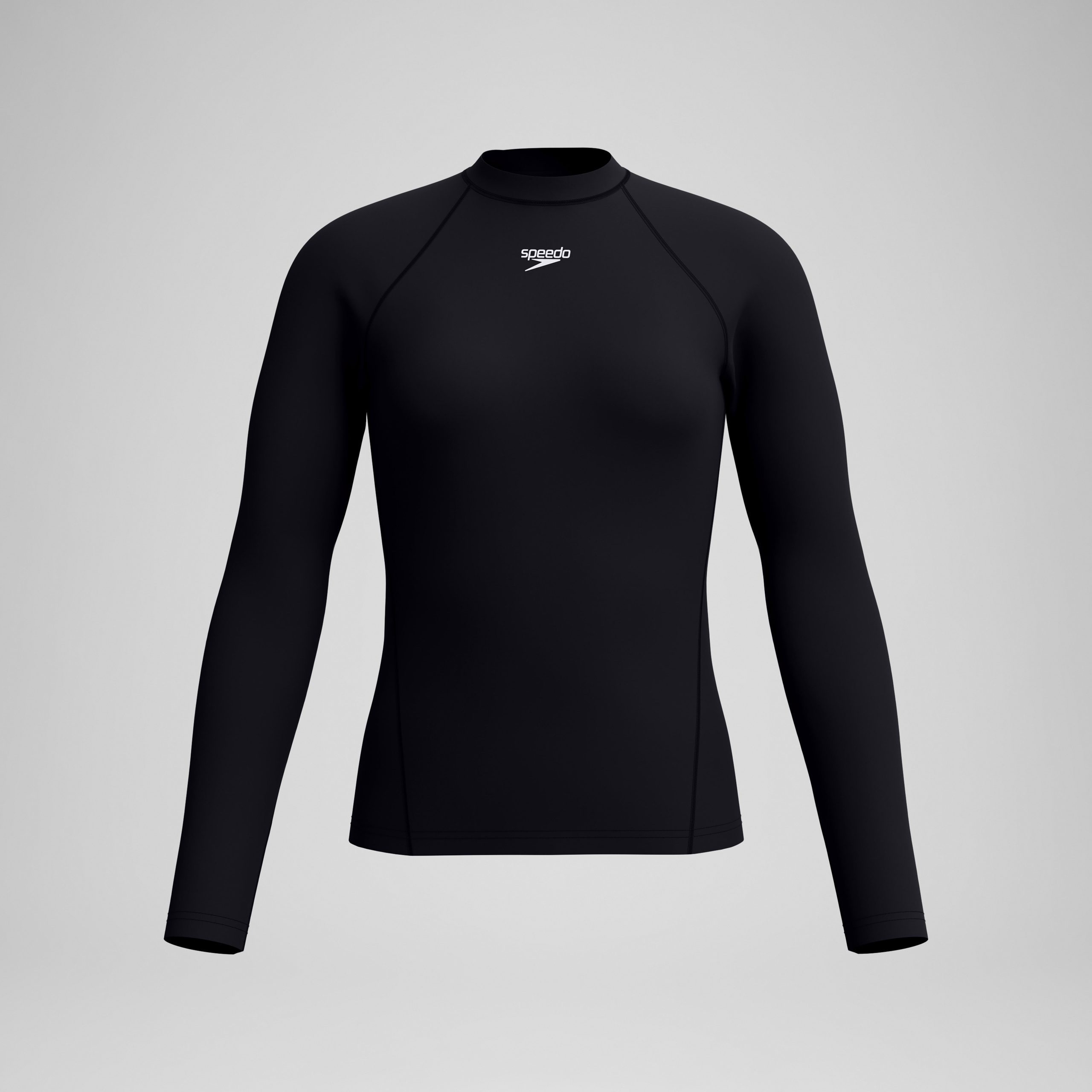 Women's Endurance+ Long Sleeve Rashguard Black - Image 4