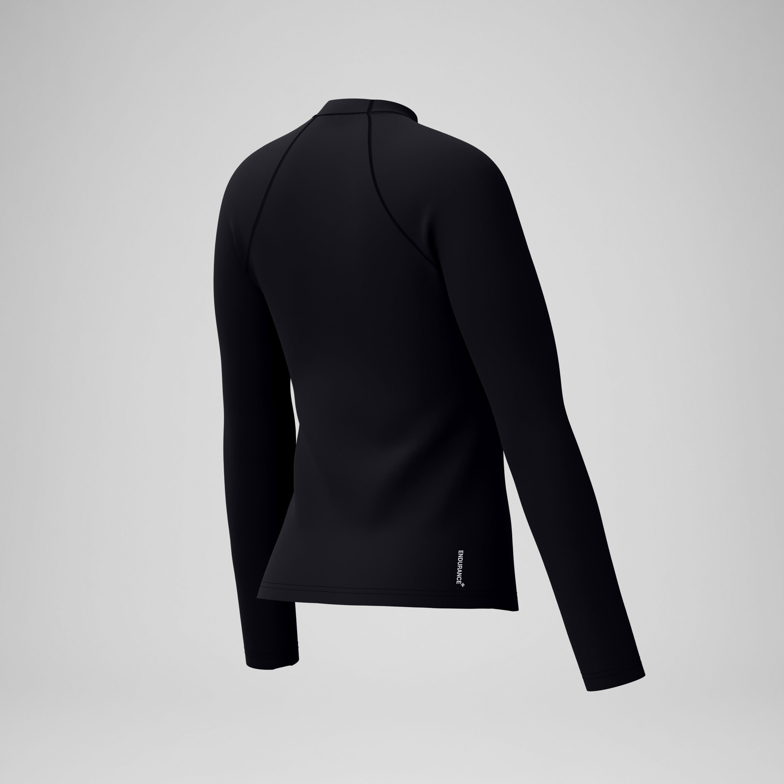 Women's Endurance+ Long Sleeve Rashguard Black - Image 7