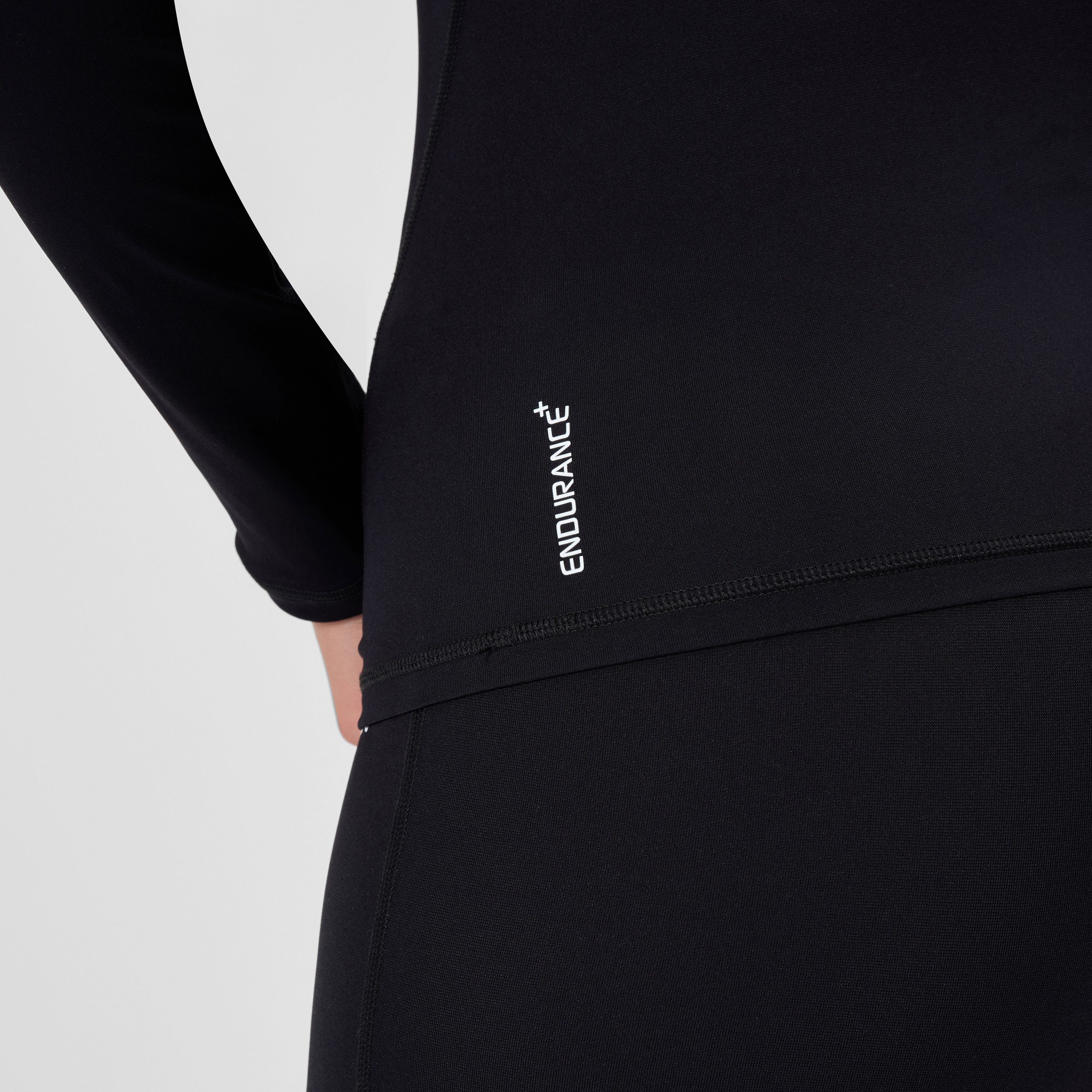 Women's Endurance+ Long Sleeve Rashguard Black - Image 8
