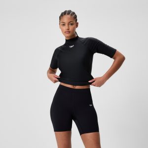 Women's Endurance+ Swim Leggings Black