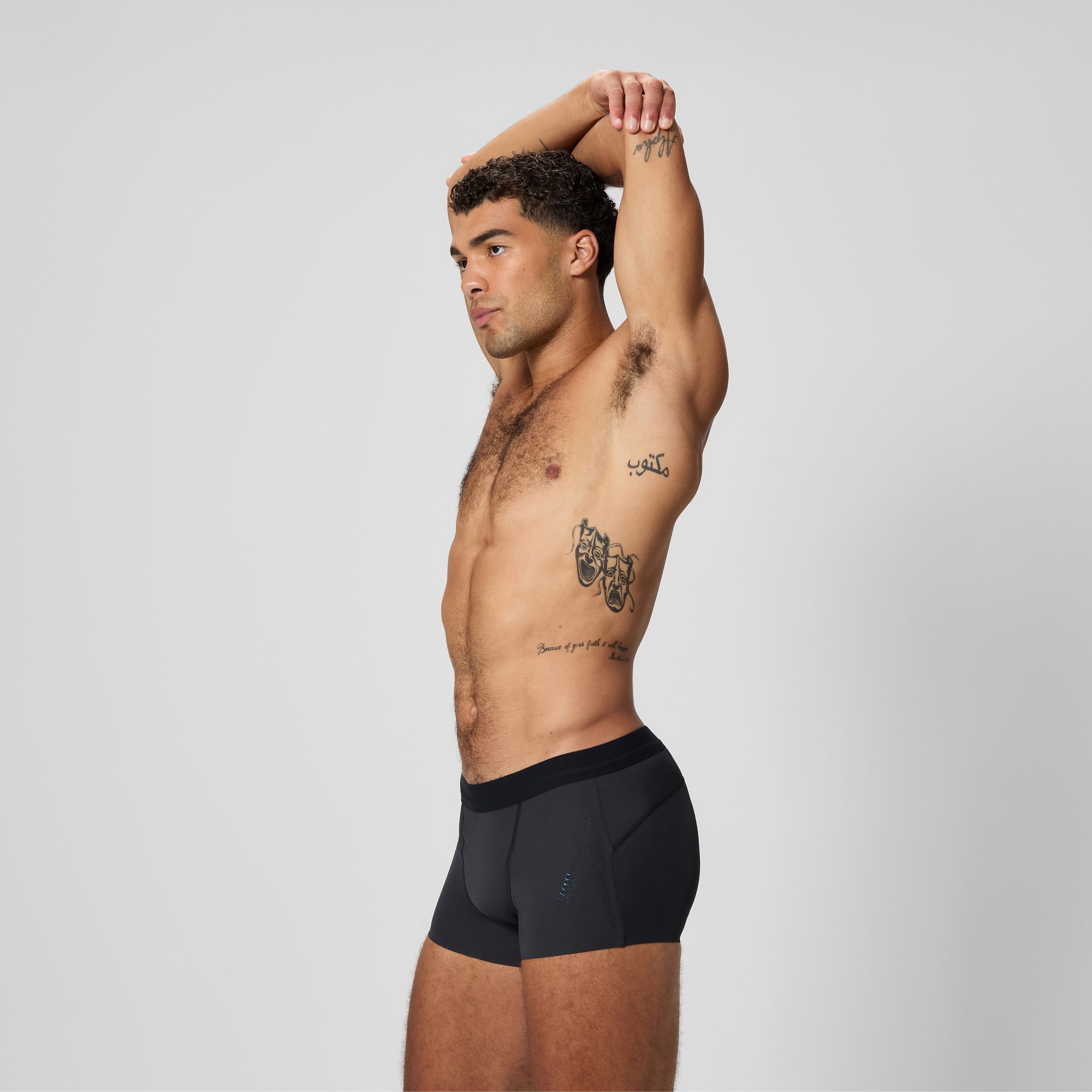 Men's Boom Solid Square Leg Black - Image 2