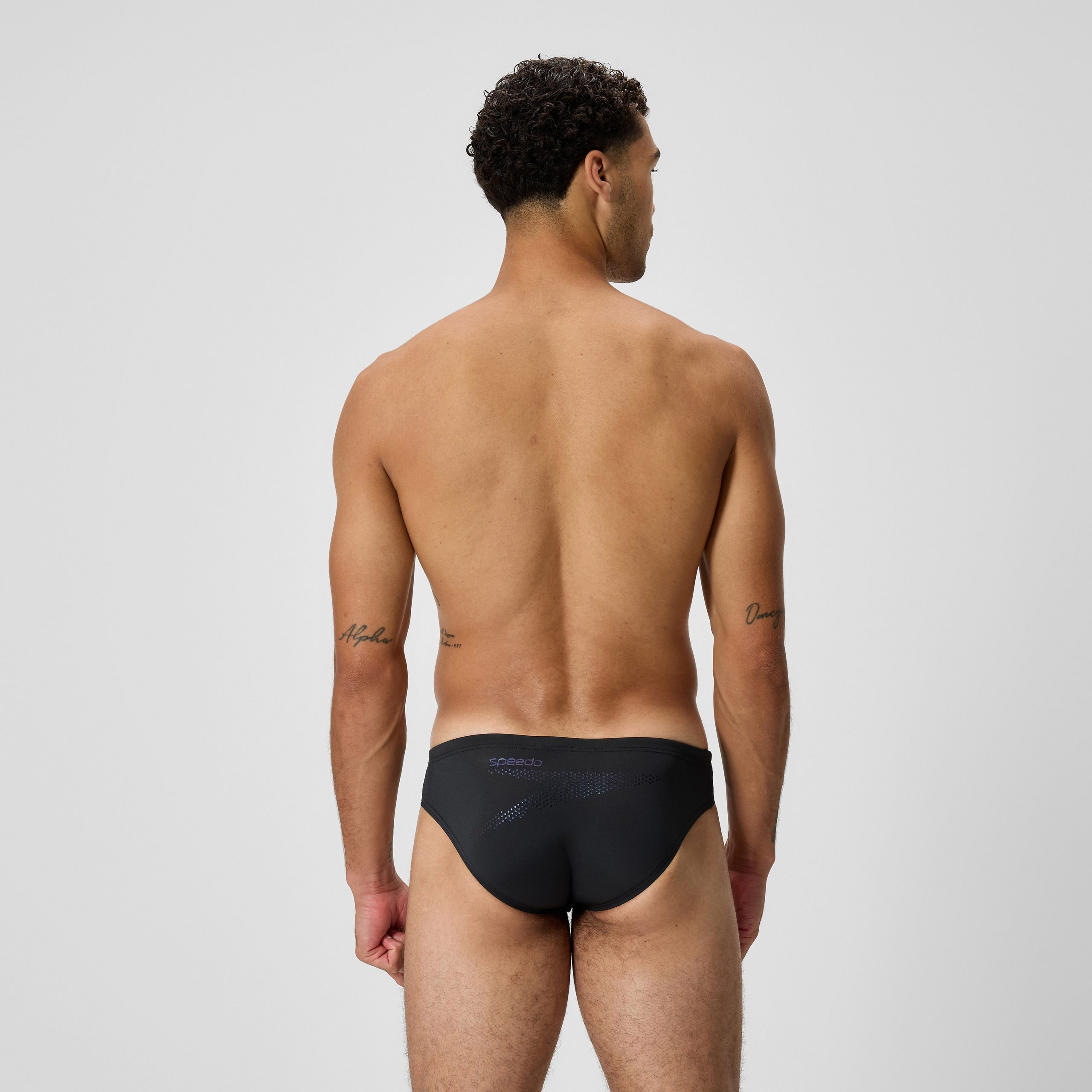 Men's Boom Solid Brief Black - Image 3