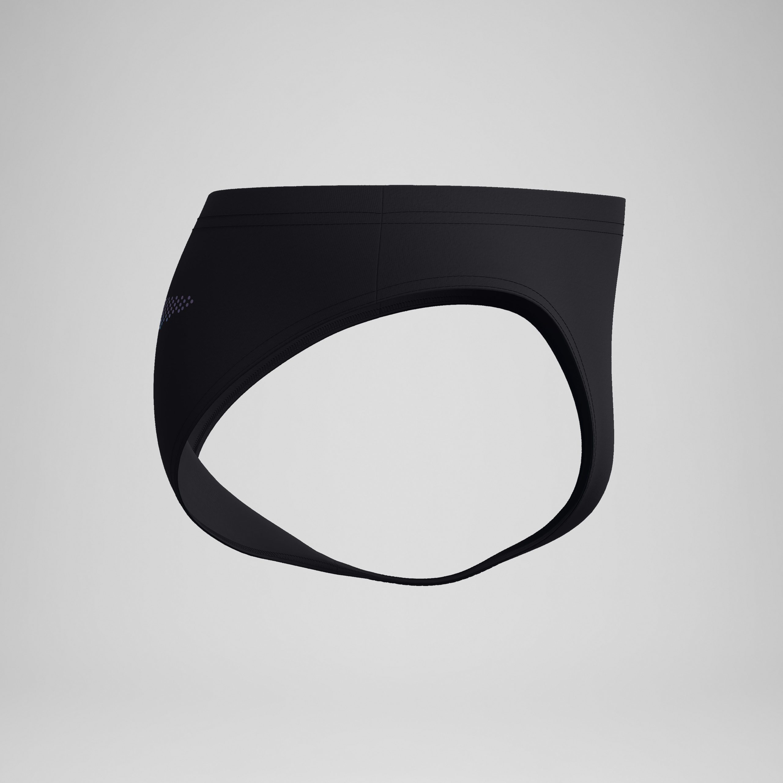 Men's Boom Solid Brief Black - Image 6