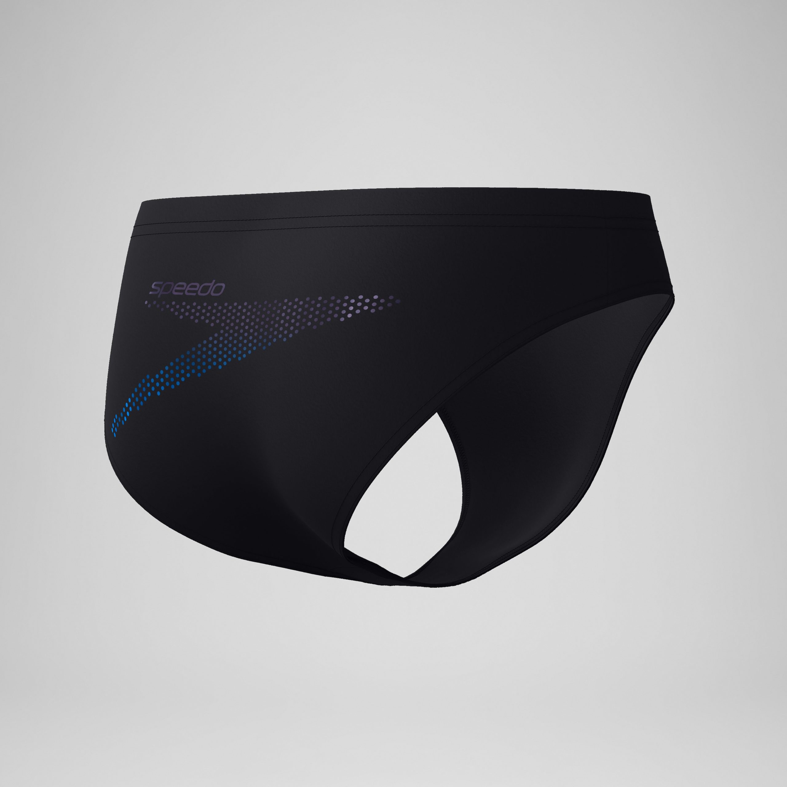Men's Boom Solid Brief Black - Image 7