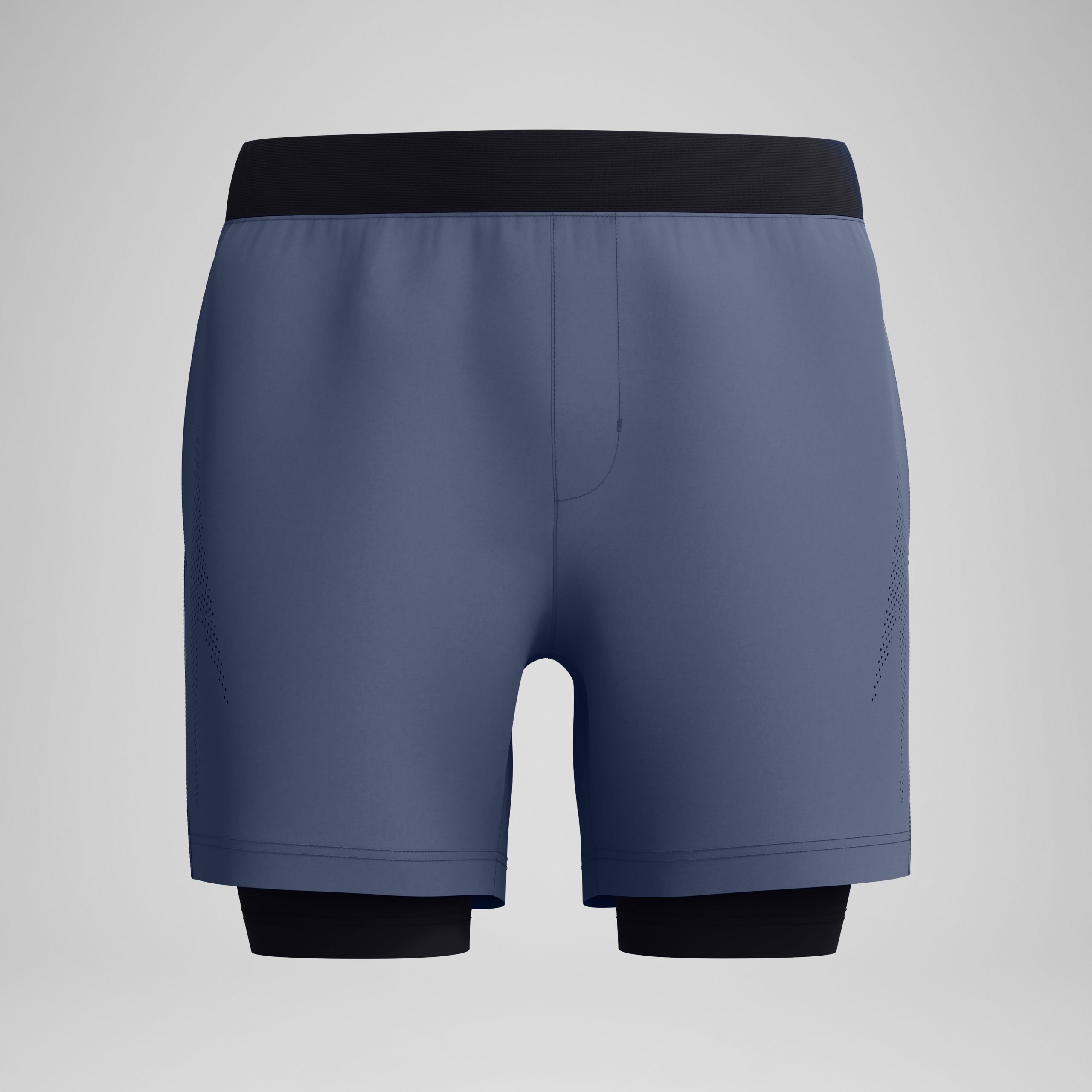Men's Swim Shorts with Jammer Gray/Black - Image 4