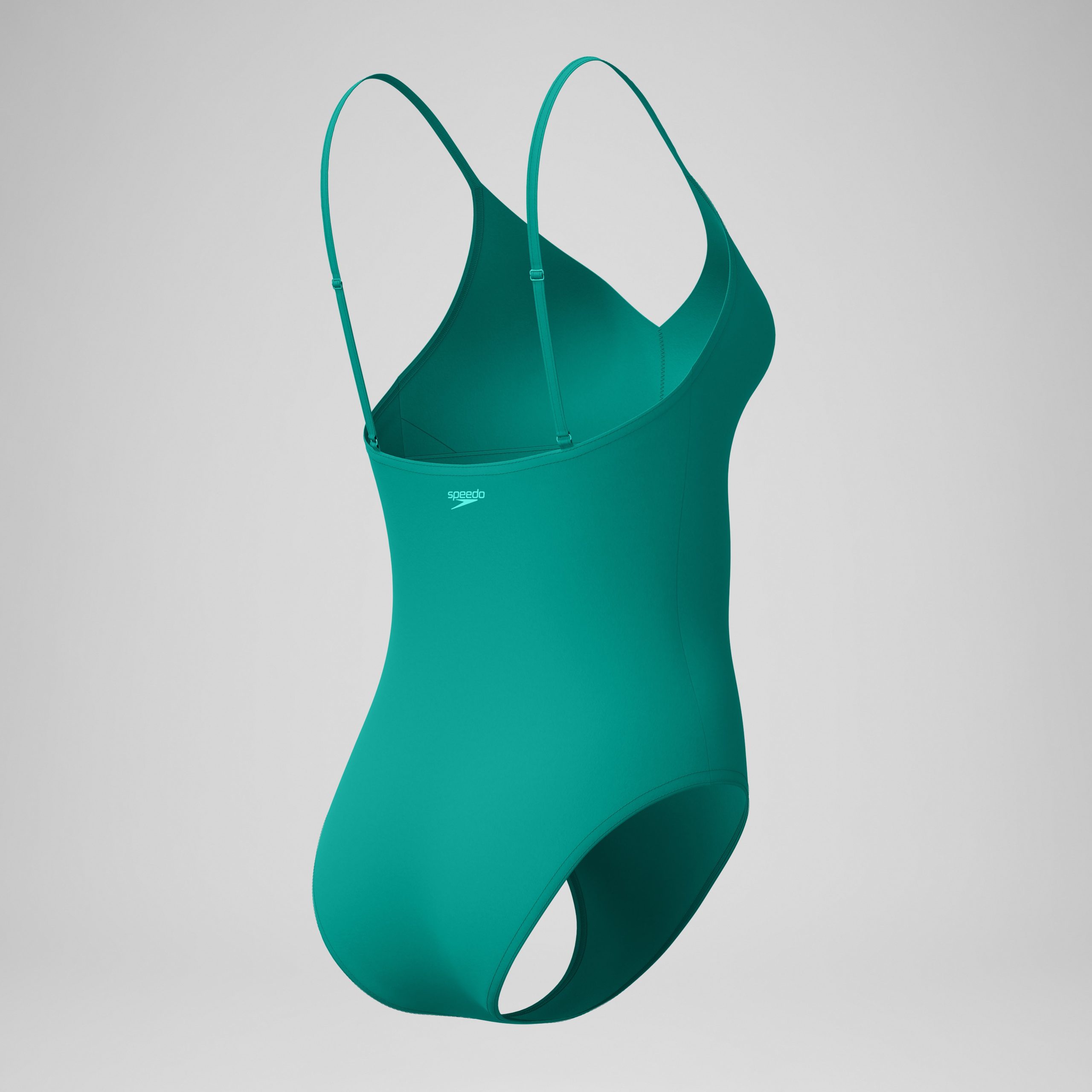 Women's Solid V-Neck One Piece Teal - Image 7