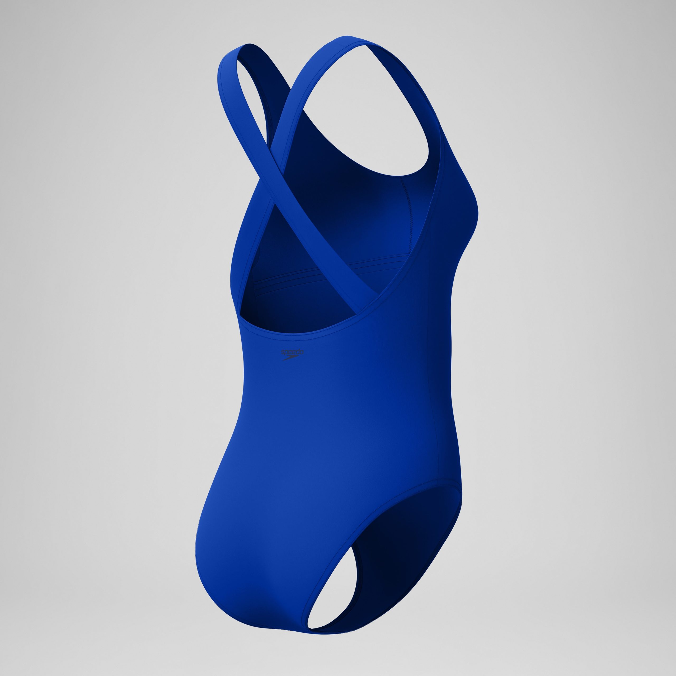 Women's Solid Scoop Neck One Piece Blue - Image 7