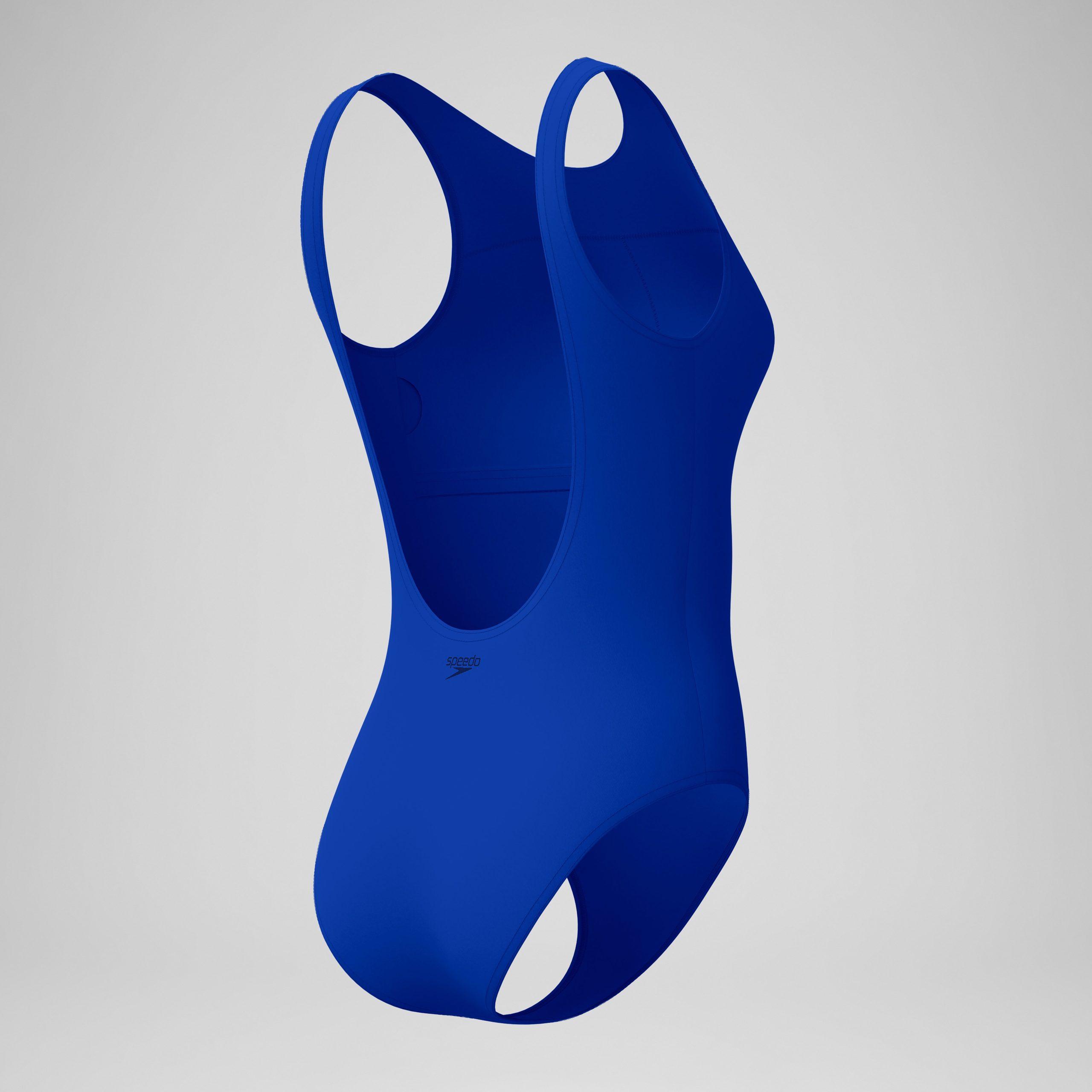 Women's Solid High Neck One Piece Blue - Image 7