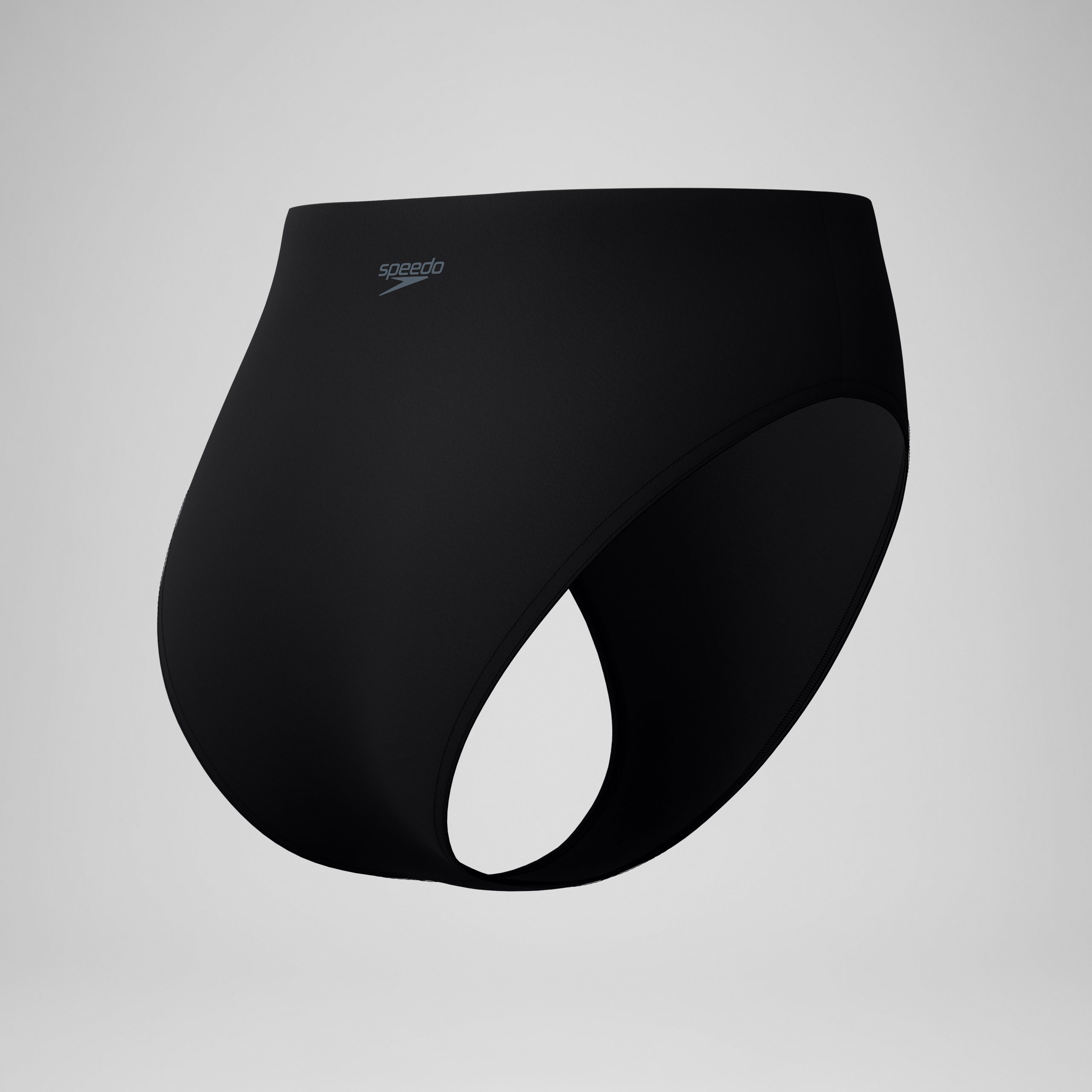 Women's Solid Cheeky High Waist Bottoms Black - Image 7