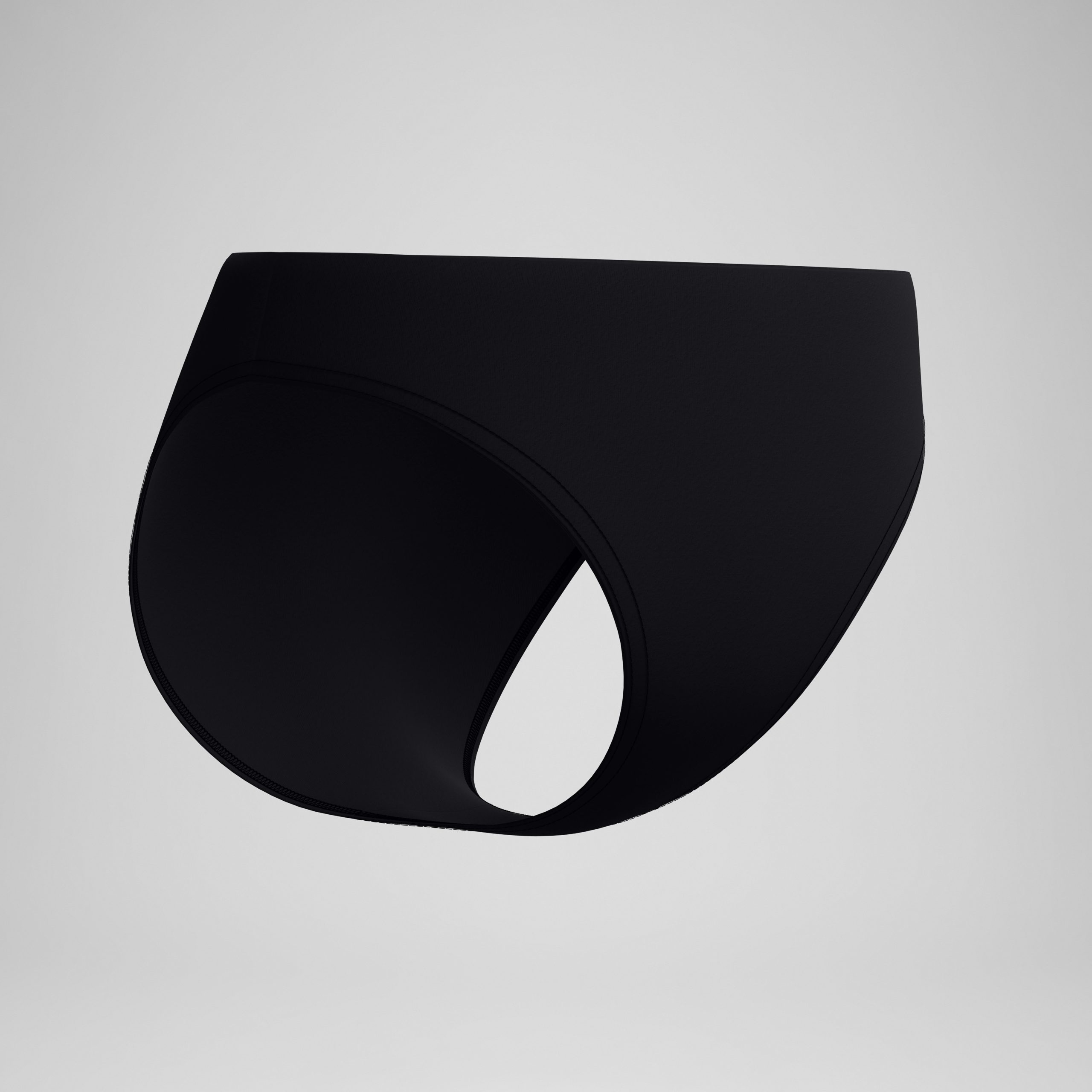 Women's Classic Bikini Bottom Black - Image 5