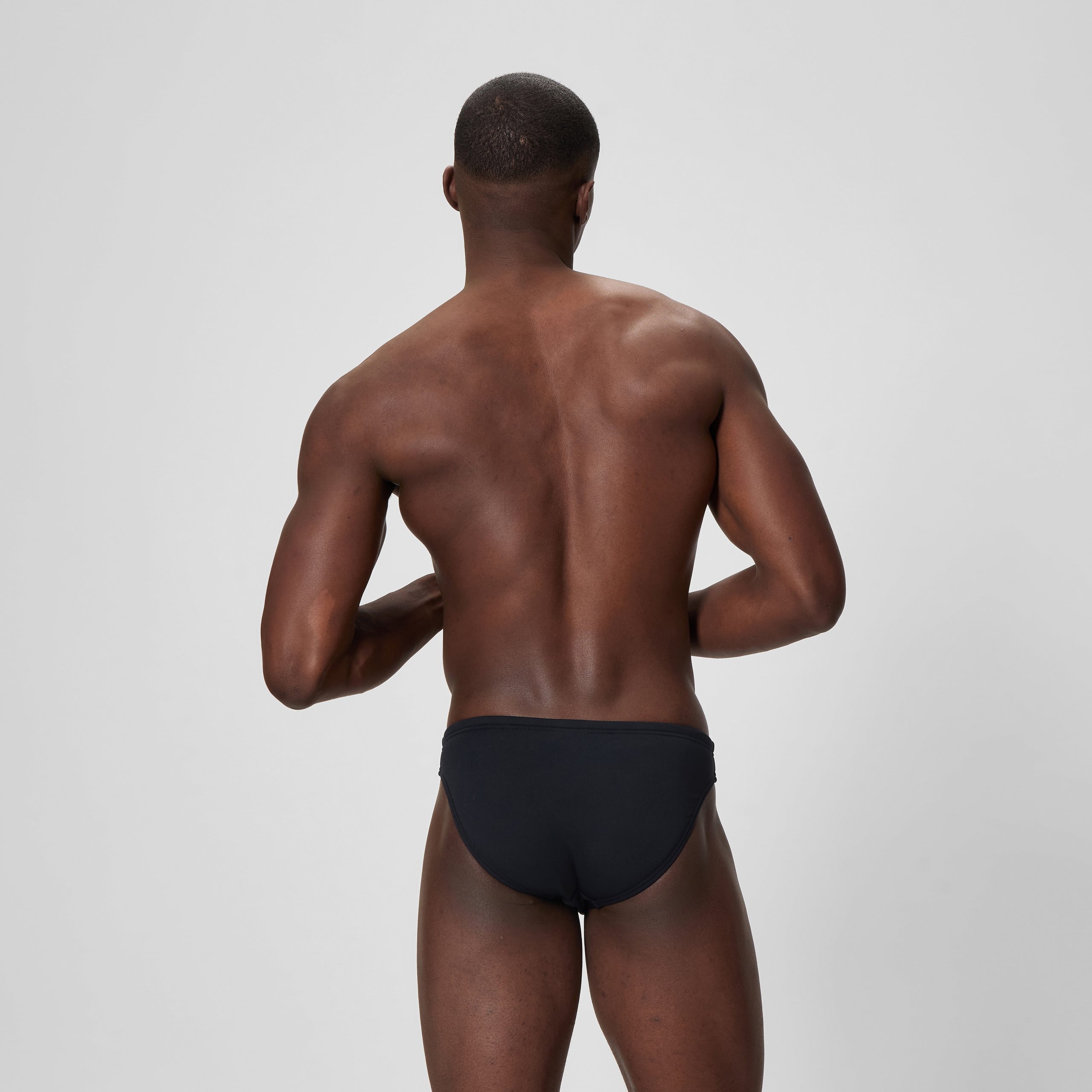 Men's The Speedo Solid Brief Black - Image 2