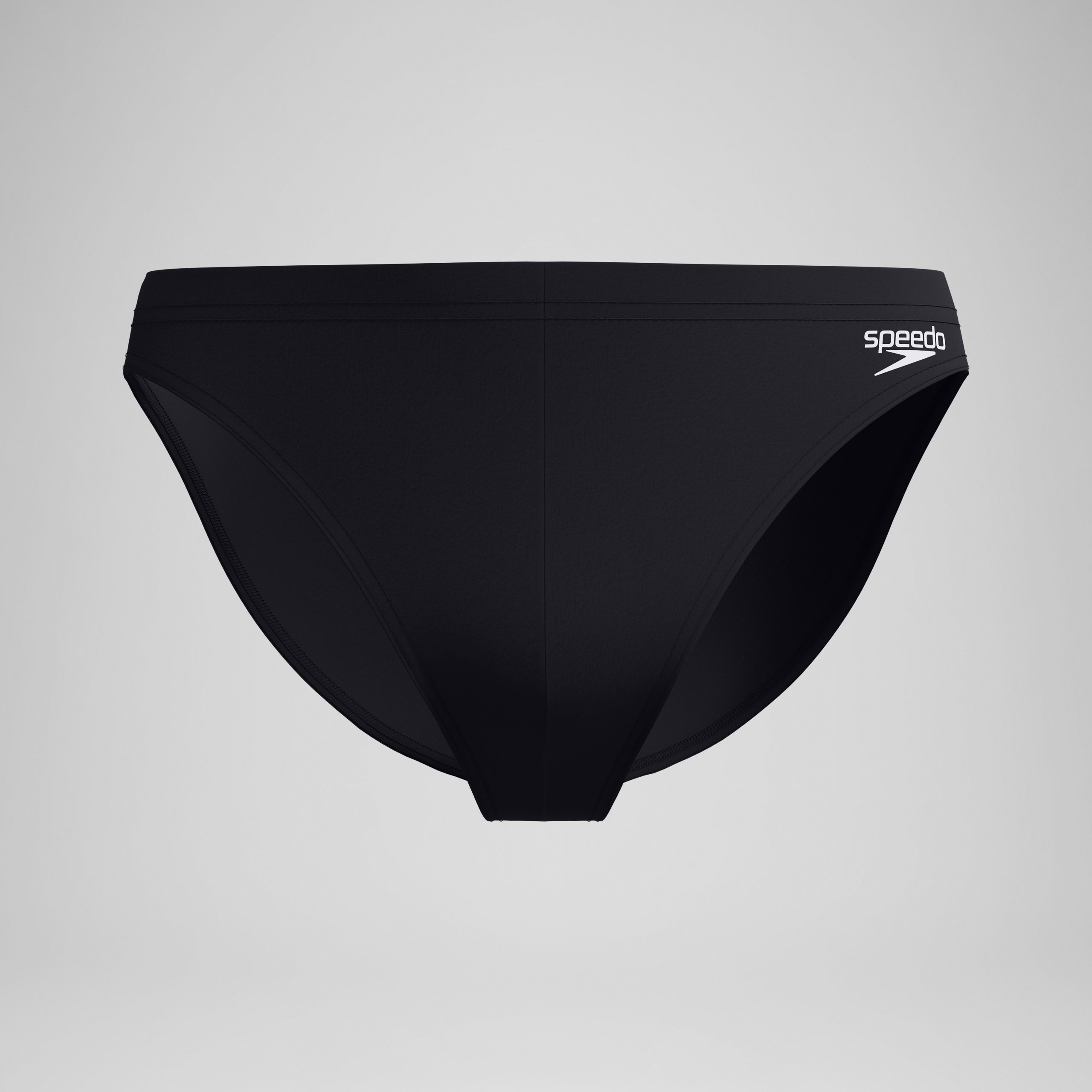 Men's The Speedo Solid Brief Black - Image 3