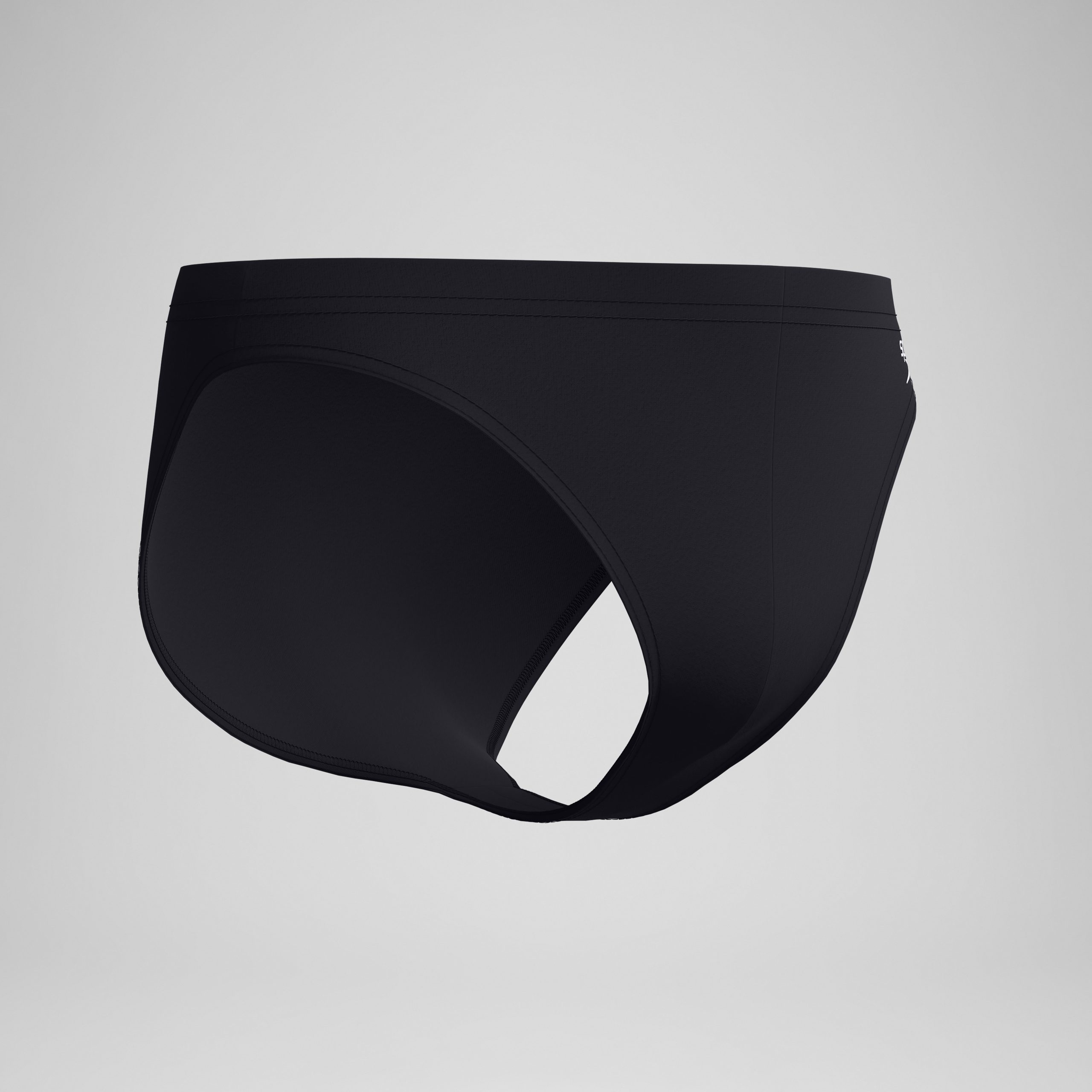 Men's The Speedo Solid Brief Black - Image 4