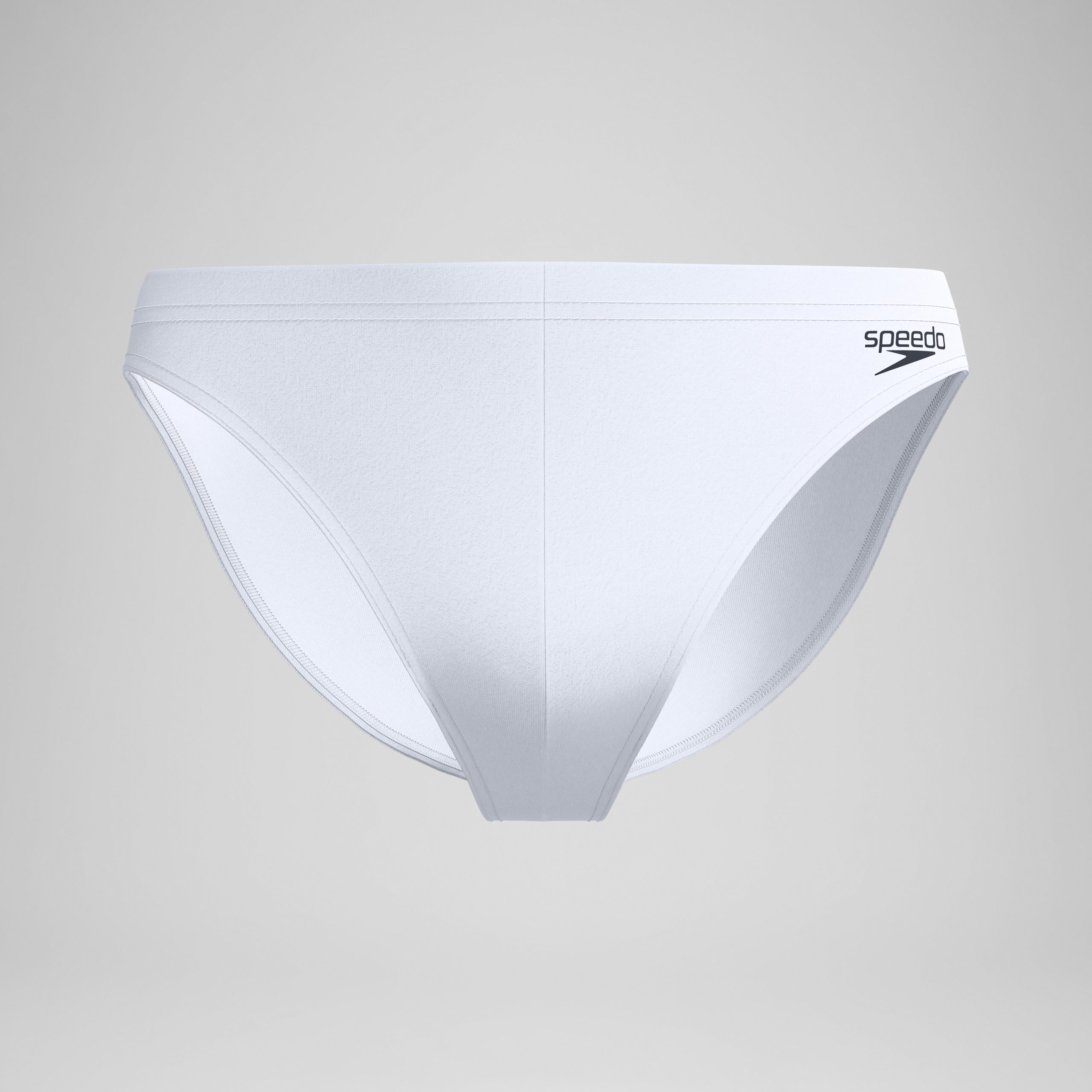 Men's The Speedo Solid Brief White - Image 4