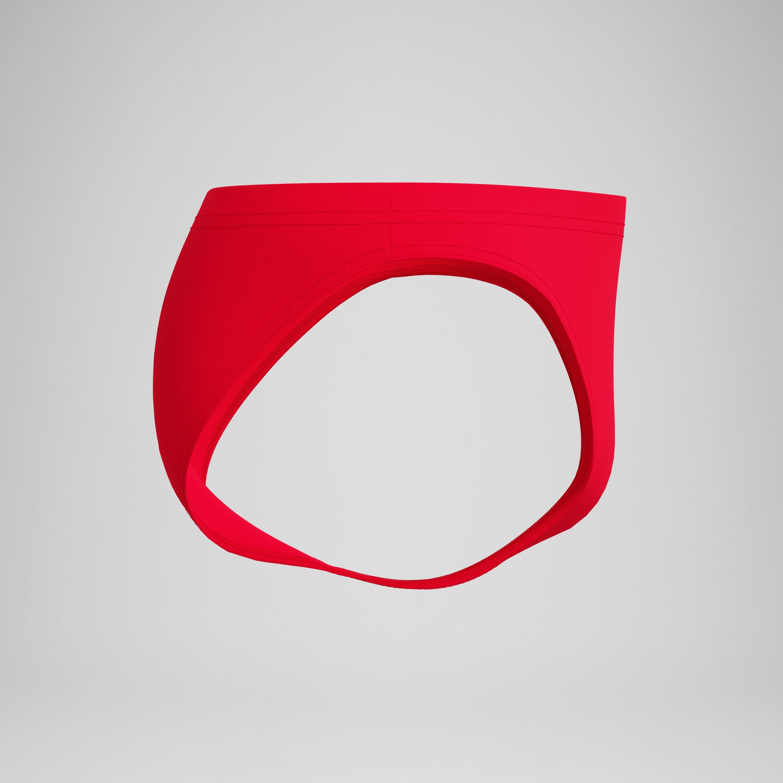 Men's The Speedo Solid Brief Red - Image 6