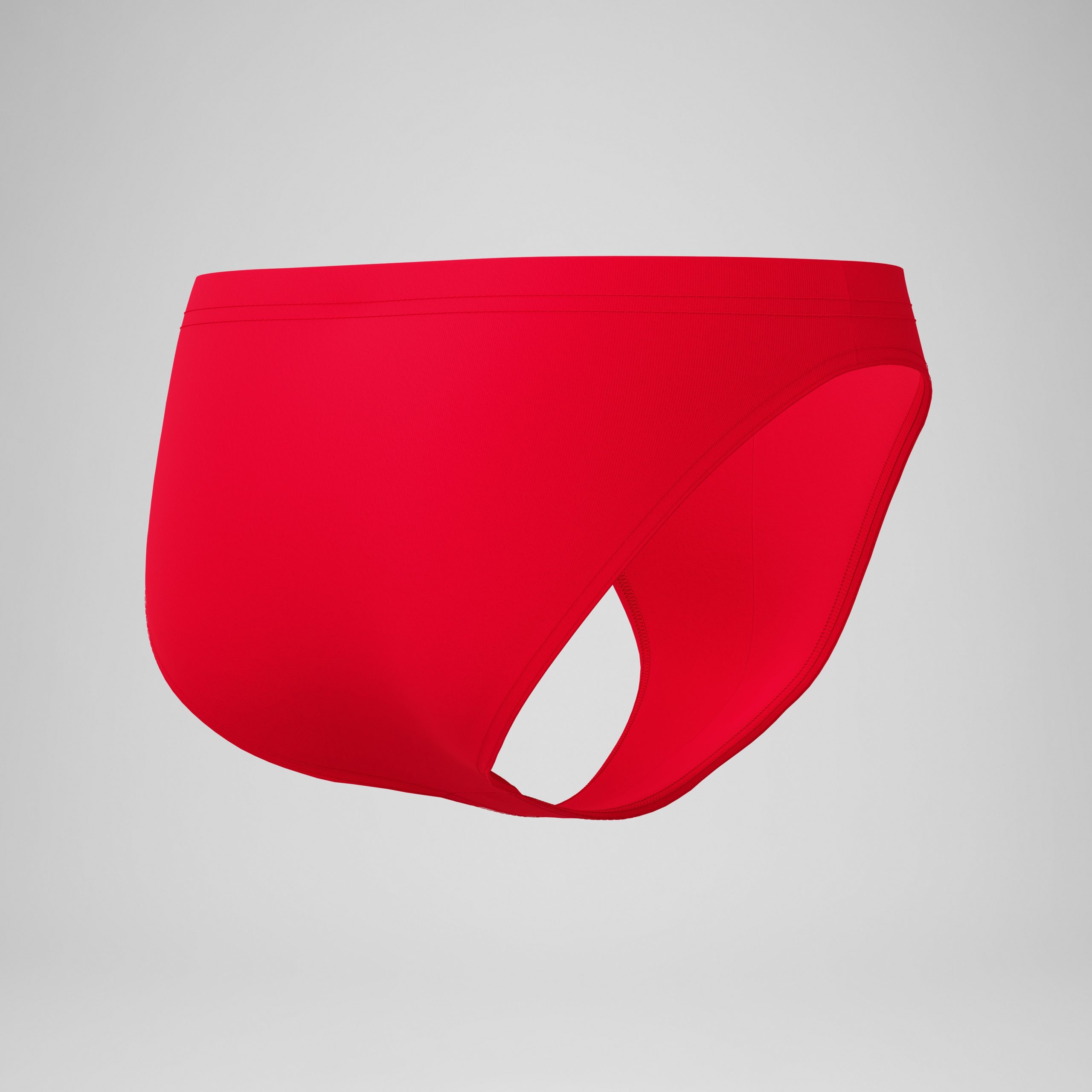 Men's The Speedo Solid Brief Red - Image 7