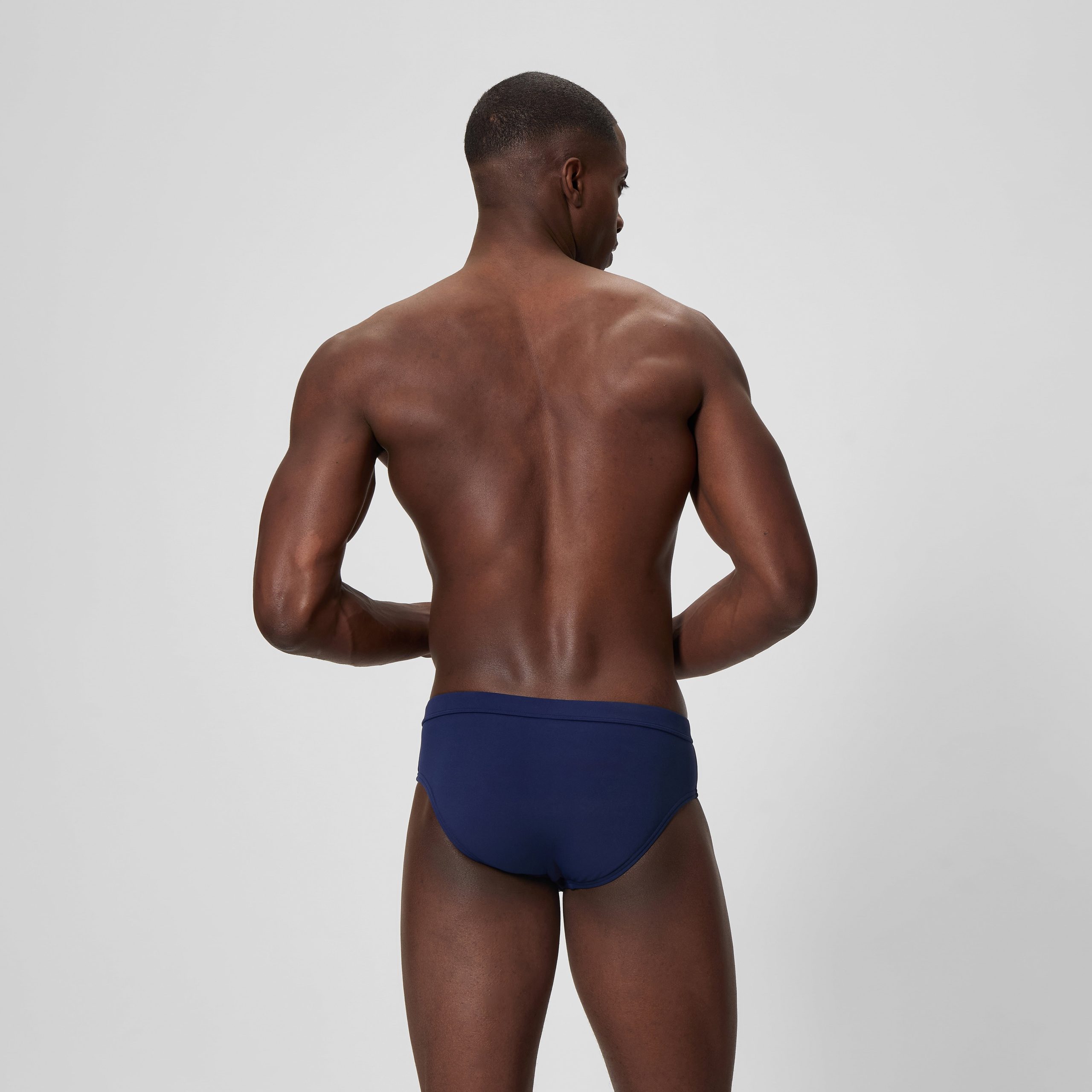 Men's The Speedo Solid Brief Navy - Image 3