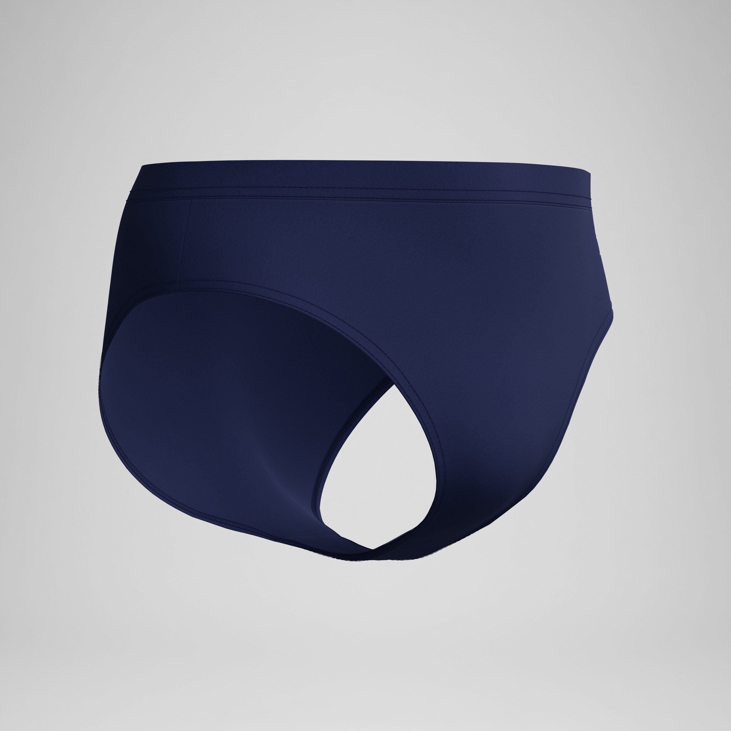 Men's The Speedo Solid Brief Navy - Image 5