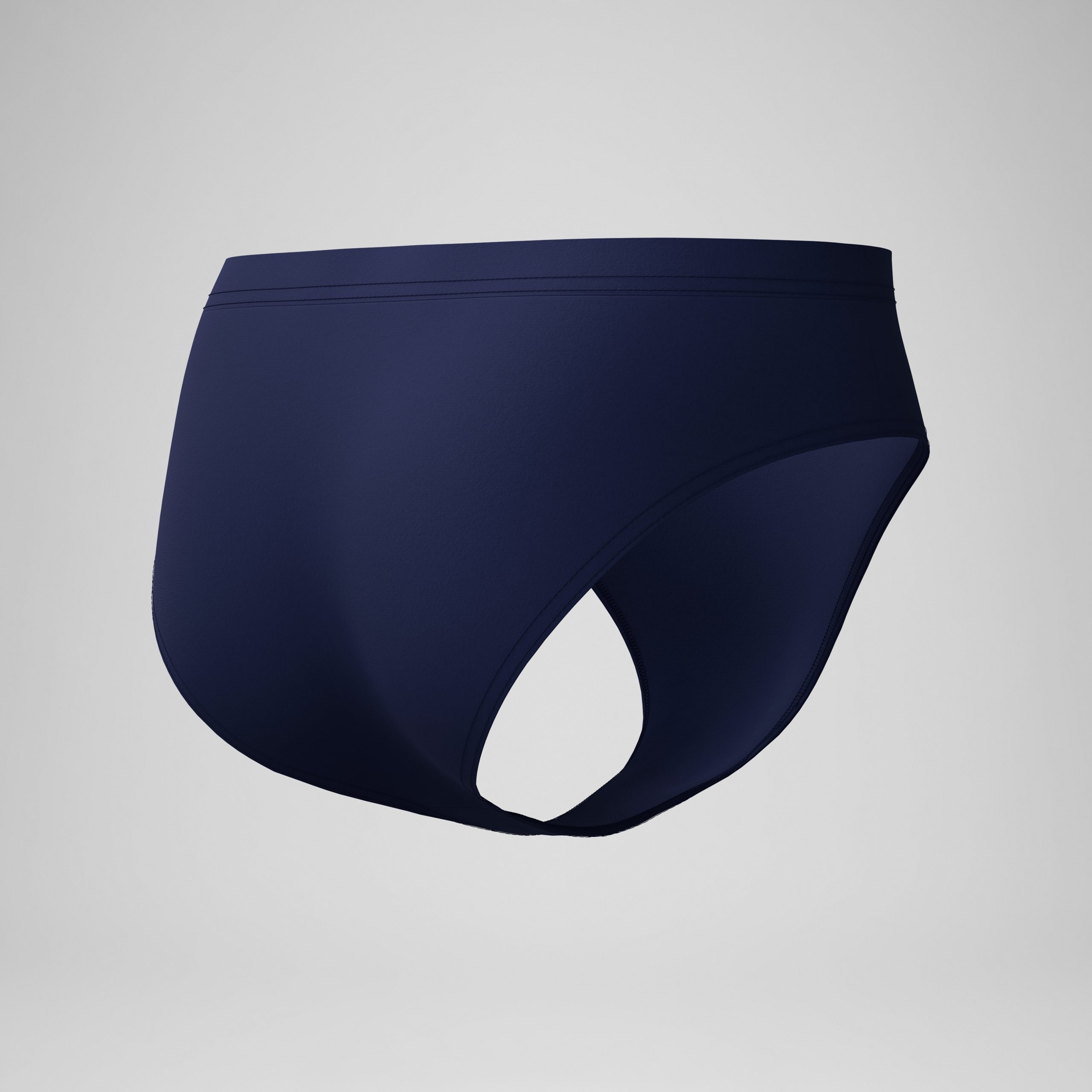 Men's The Speedo Solid Brief Navy - Image 7