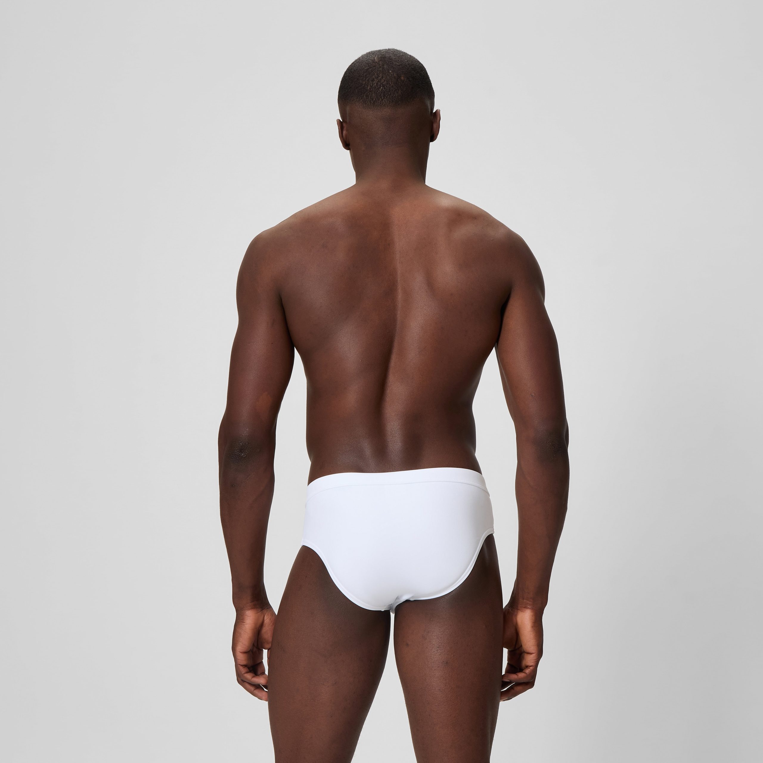 Men's The Speedo Solid Brief White - Image 3