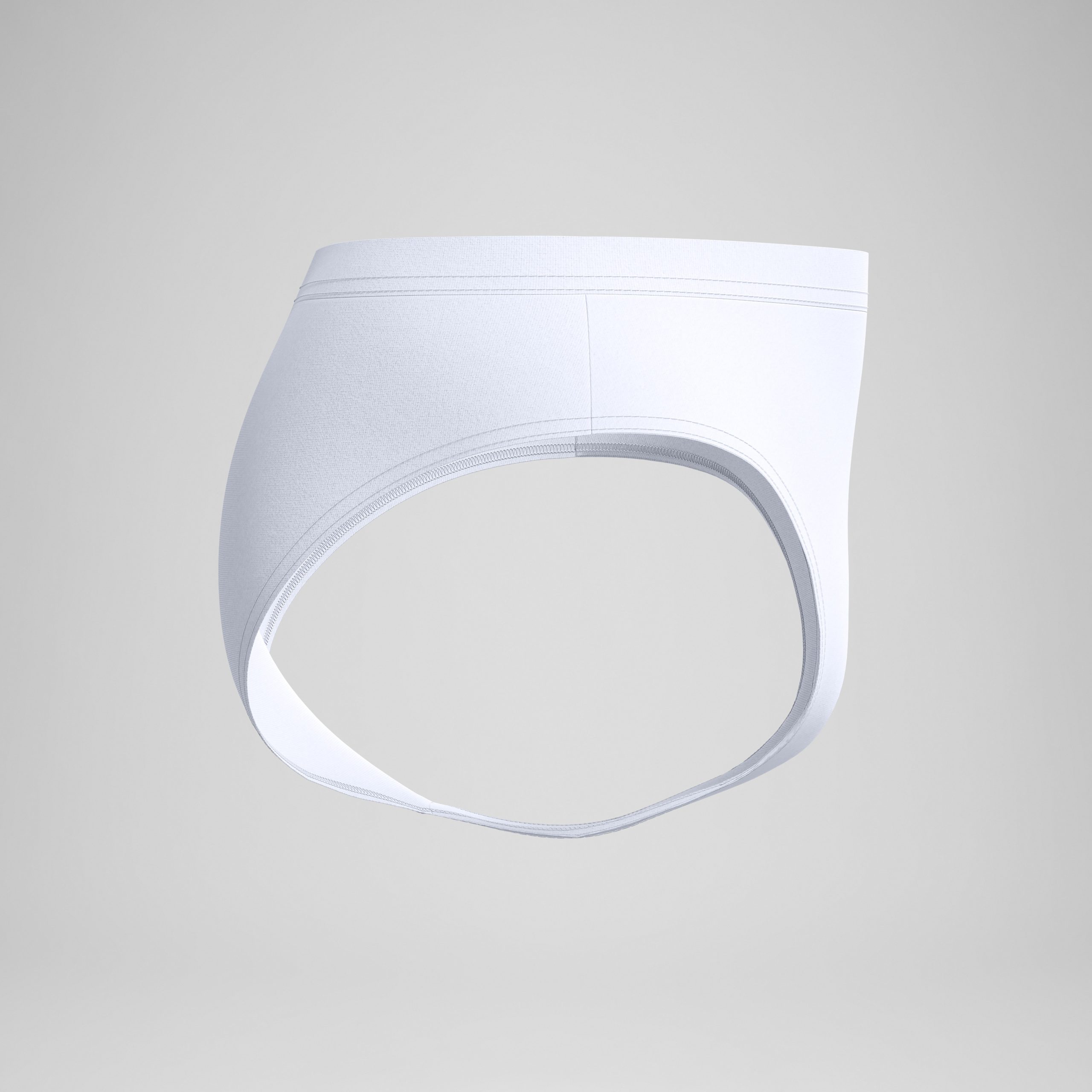 Men's The Speedo Solid Brief White - Image 6