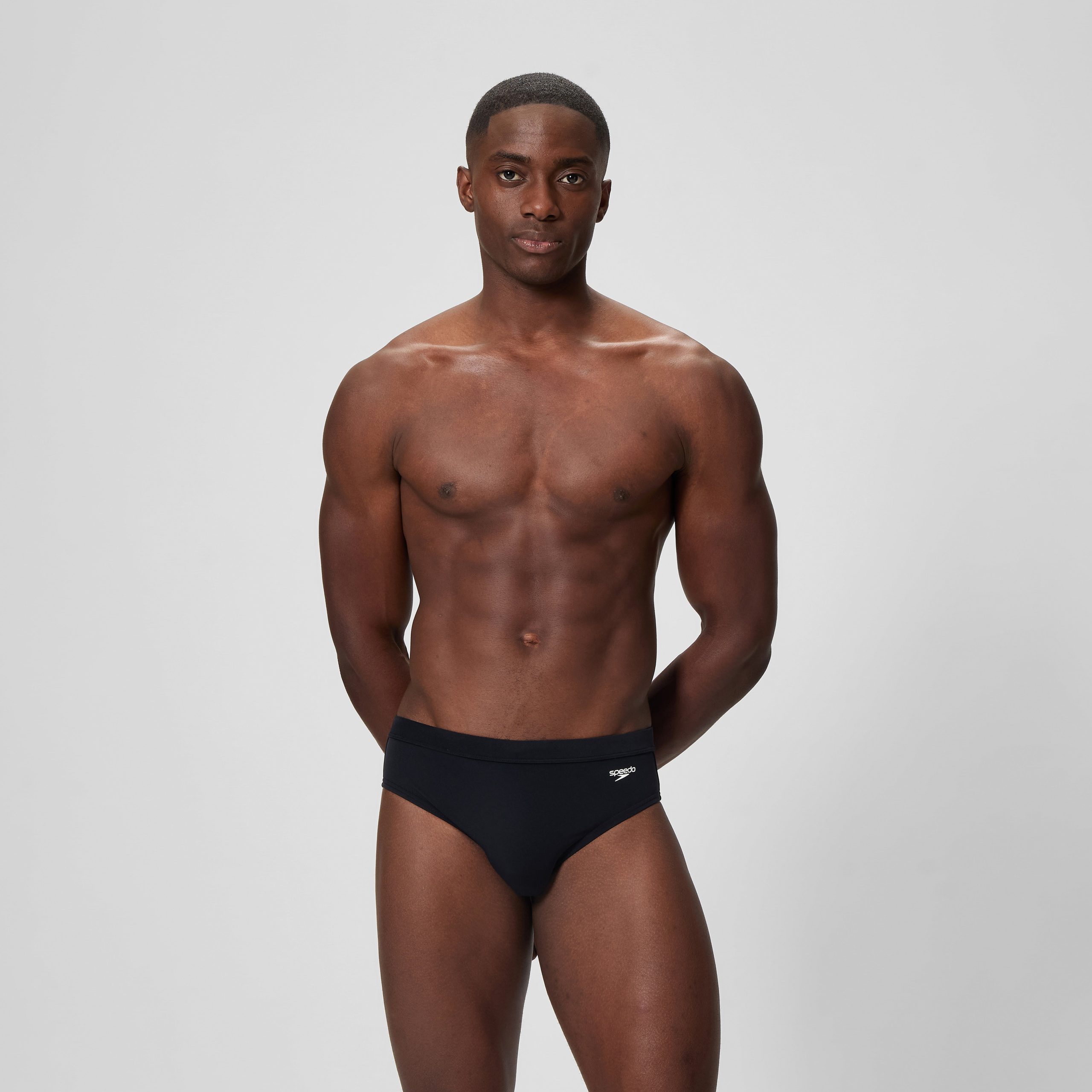 Men's The Speedo Solid Brief Black