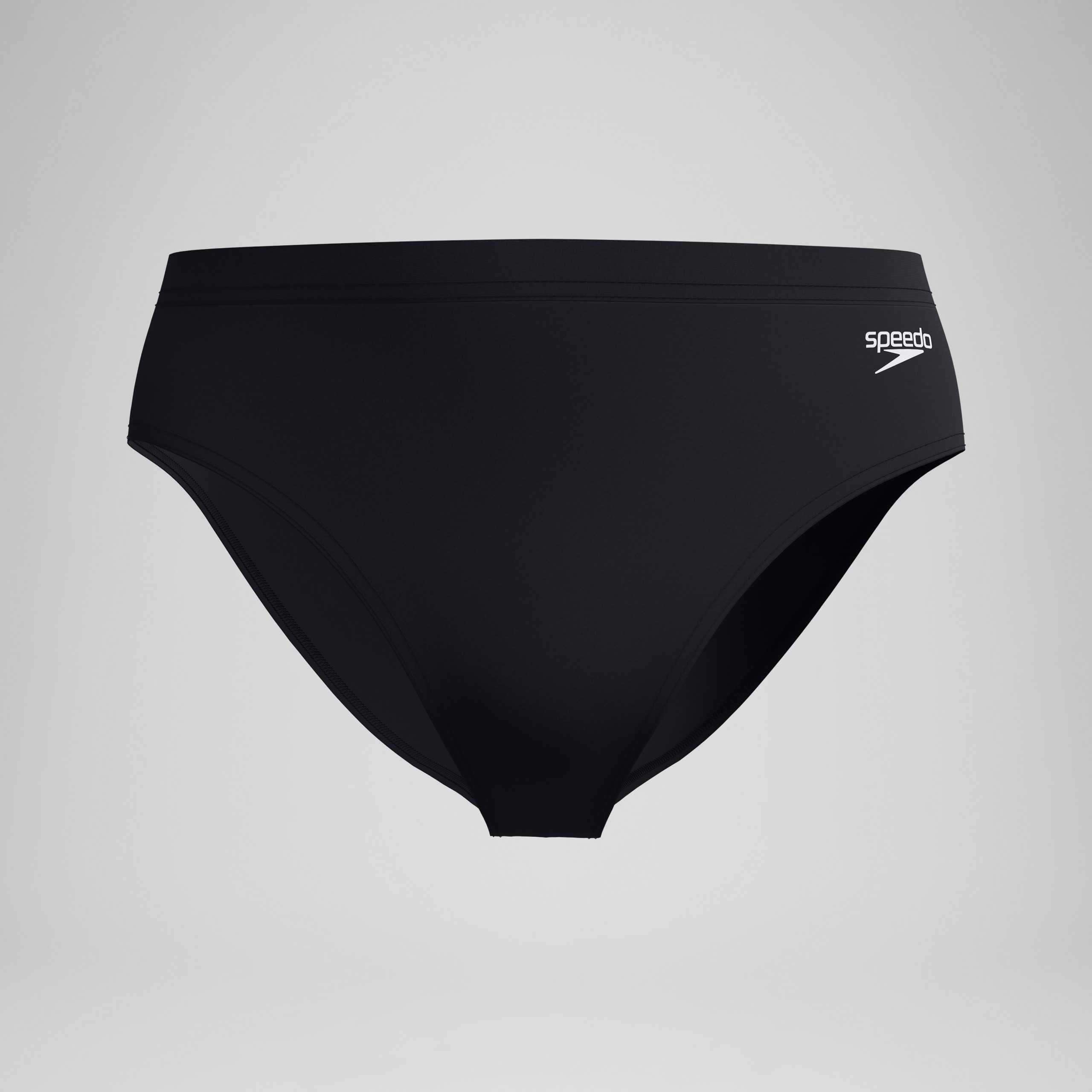 Men's The Speedo Solid Brief Black - Image 4