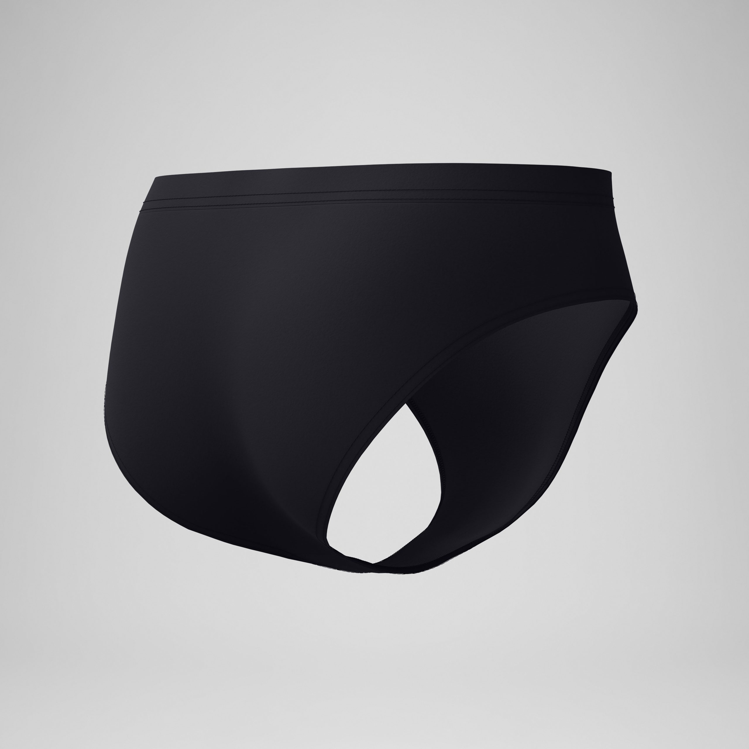 Men's The Speedo Solid Brief Black - Image 7