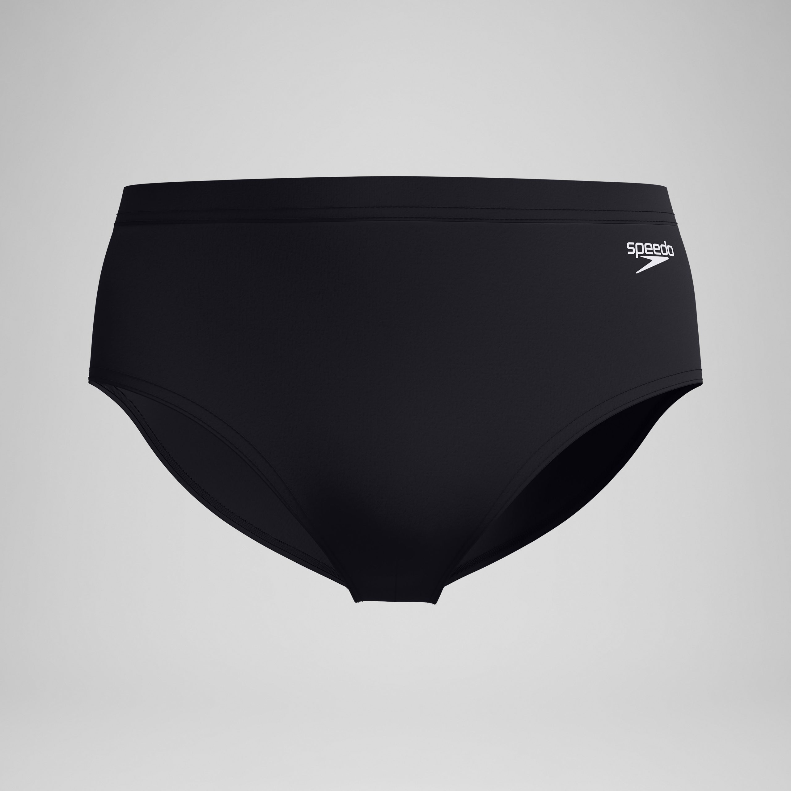 Men's The Speedo Solid Brief Black - Image 4