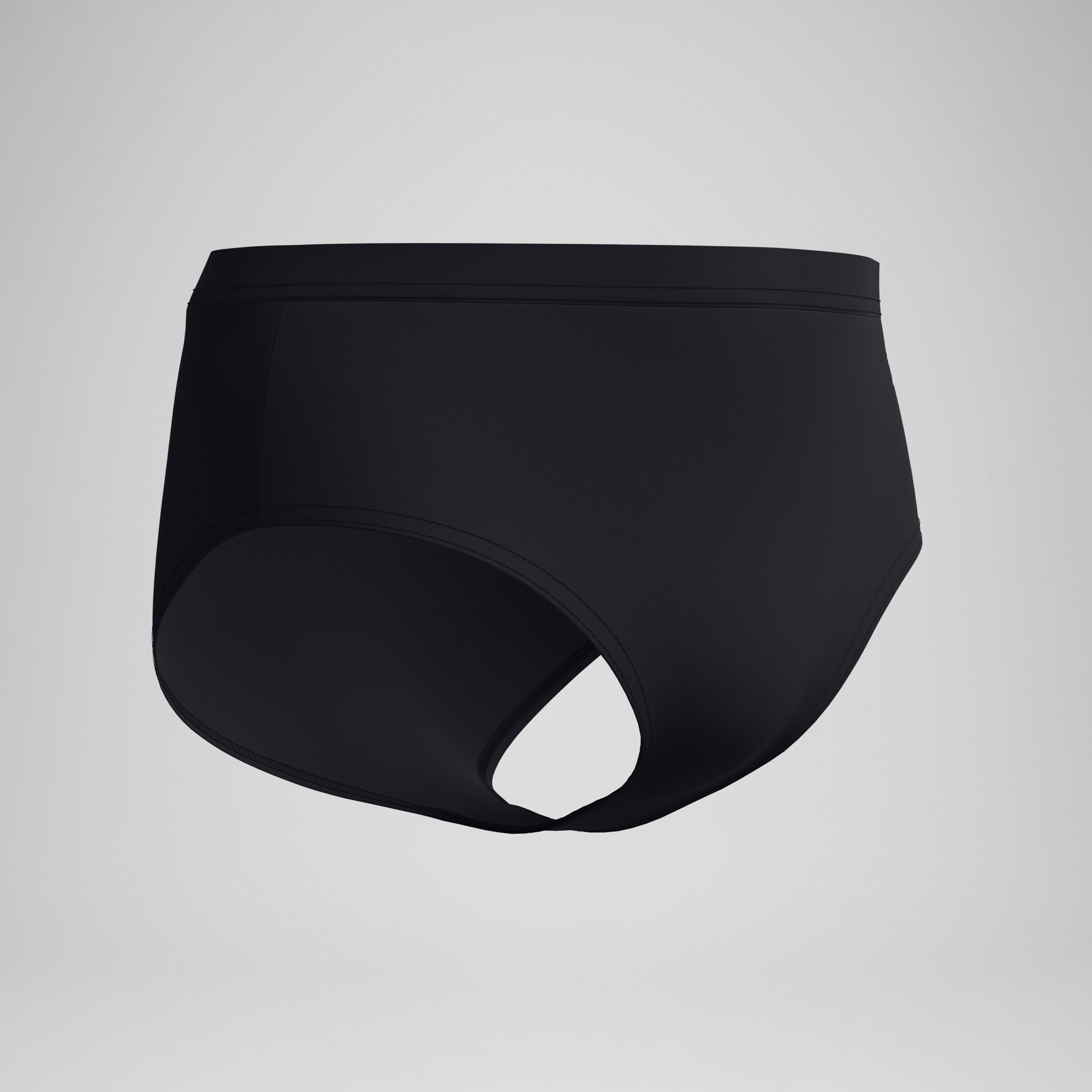 Men's The Speedo Solid Brief Black - Image 5