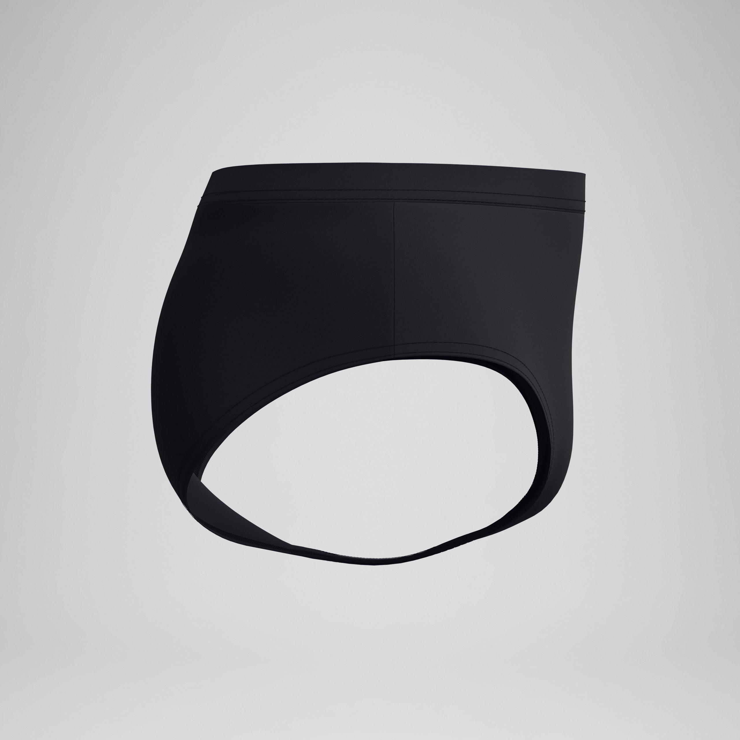 Men's The Speedo Solid Brief Black - Image 6