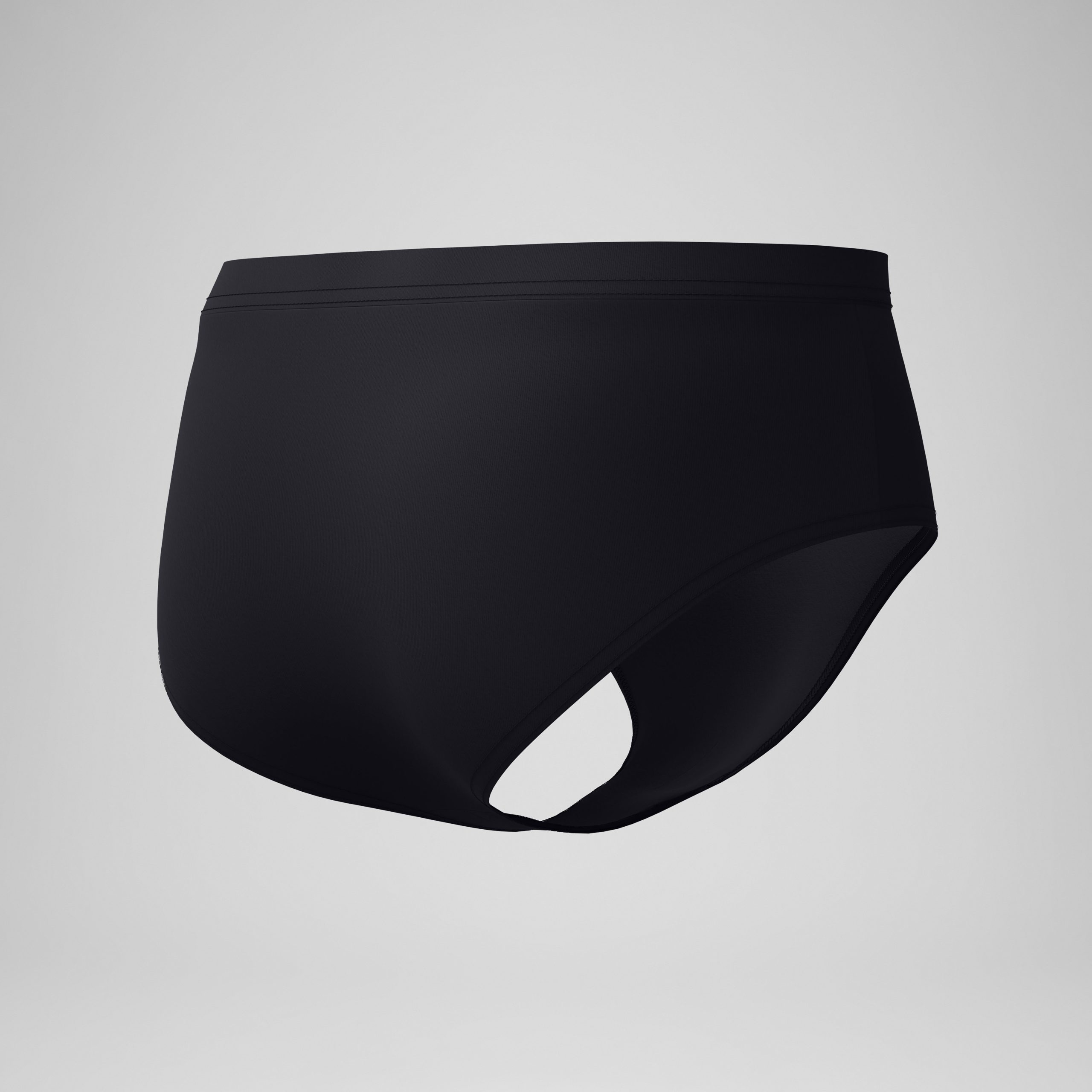 Men's The Speedo Solid Brief Black - Image 7