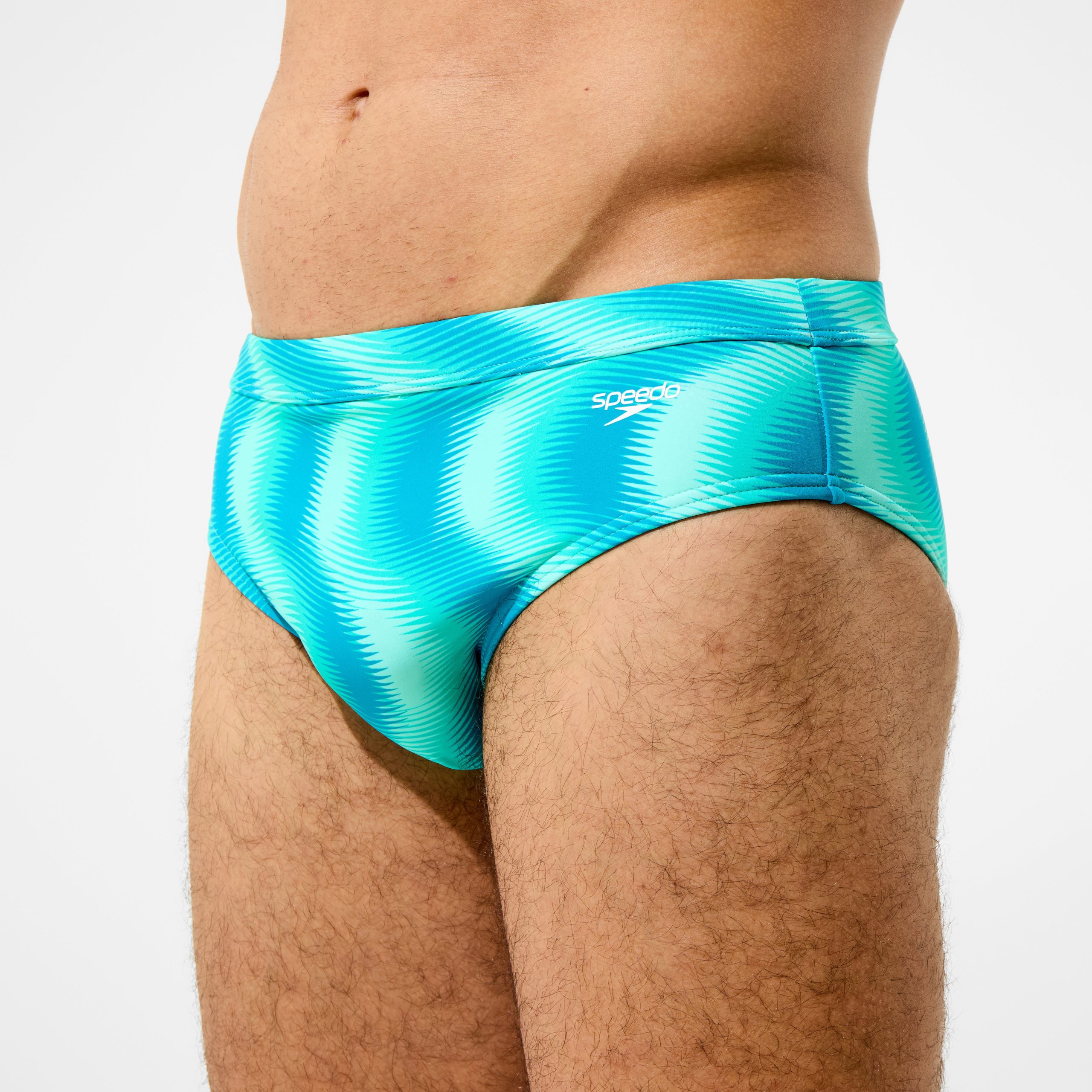 Men's The Speedo Printed Briefs Turquoise - Image 5