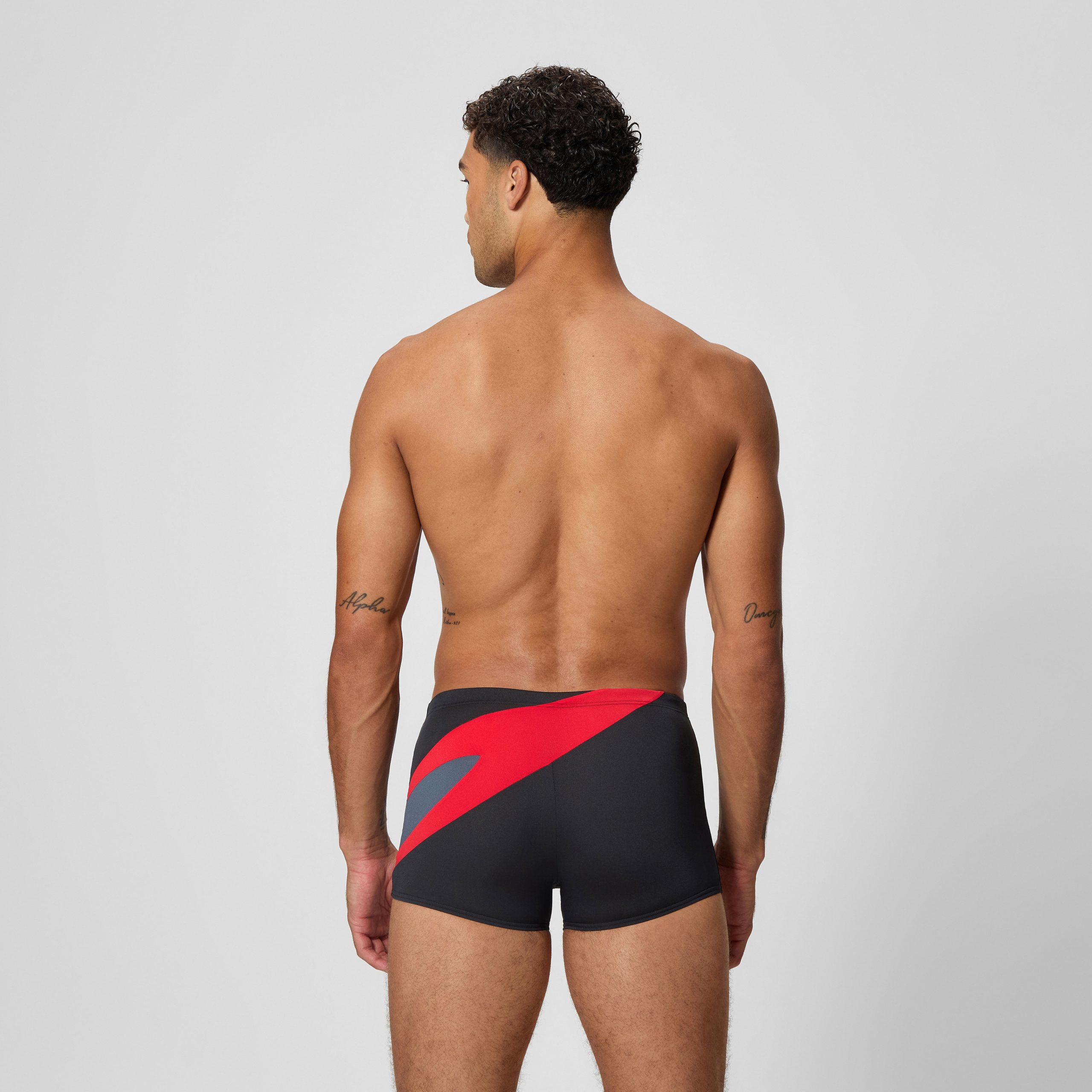 Men's Hyperboom Aquashorts Black/Red - Image 3