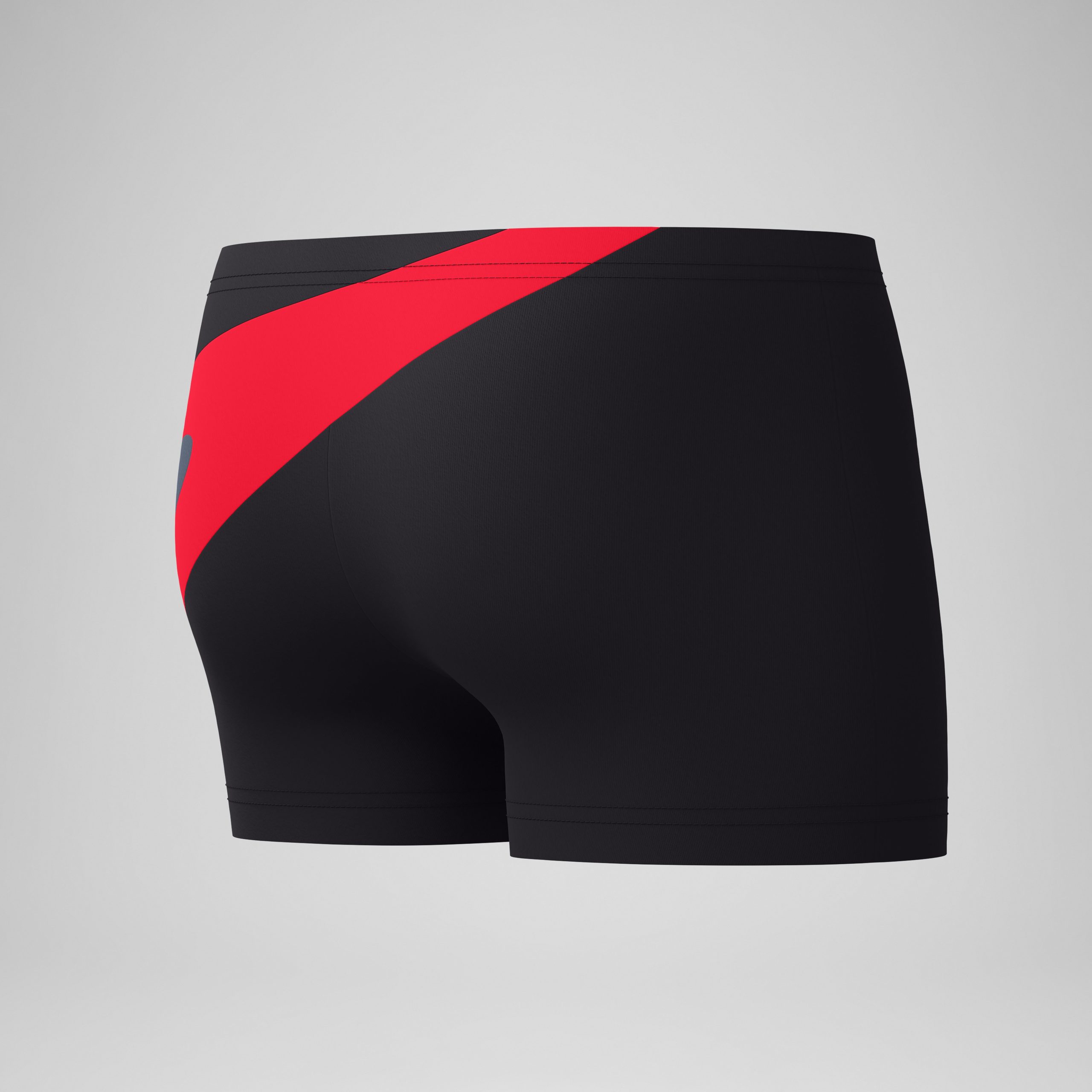 Men's Hyperboom Aquashorts Black/Red - Image 7