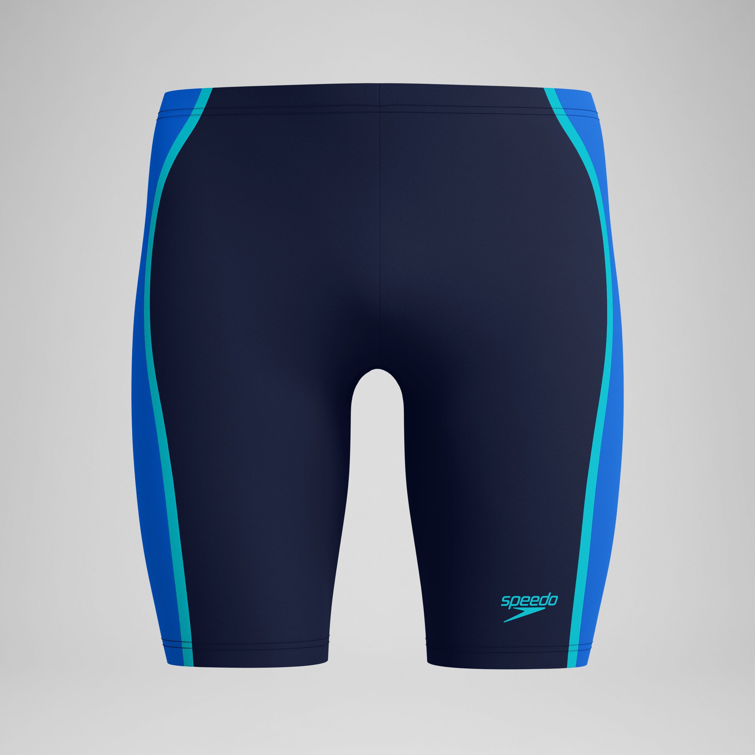 Men's Solid Splice Jammer Navy/Blue - Image 4