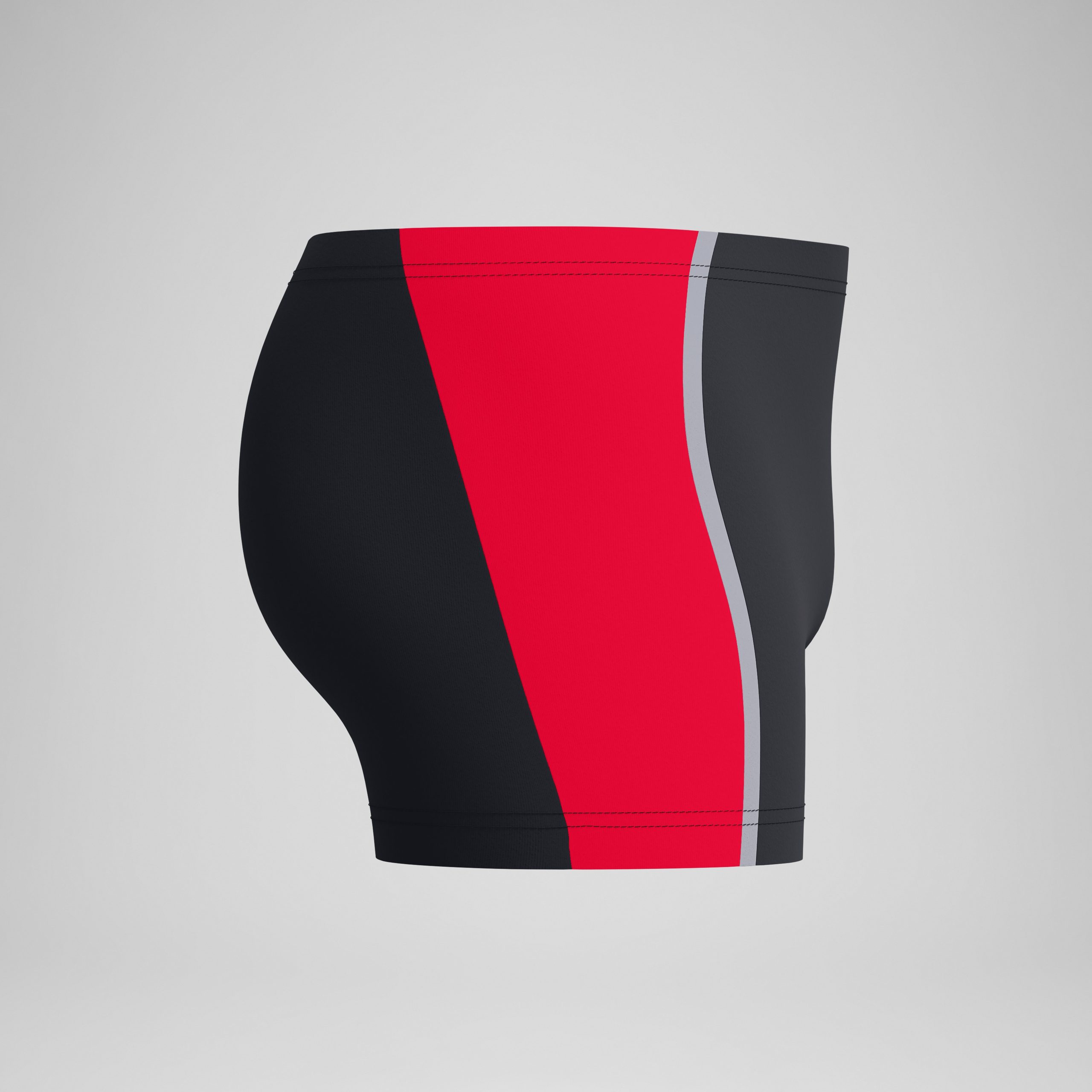 Men's Splice Square Leg Black/Red - Image 6