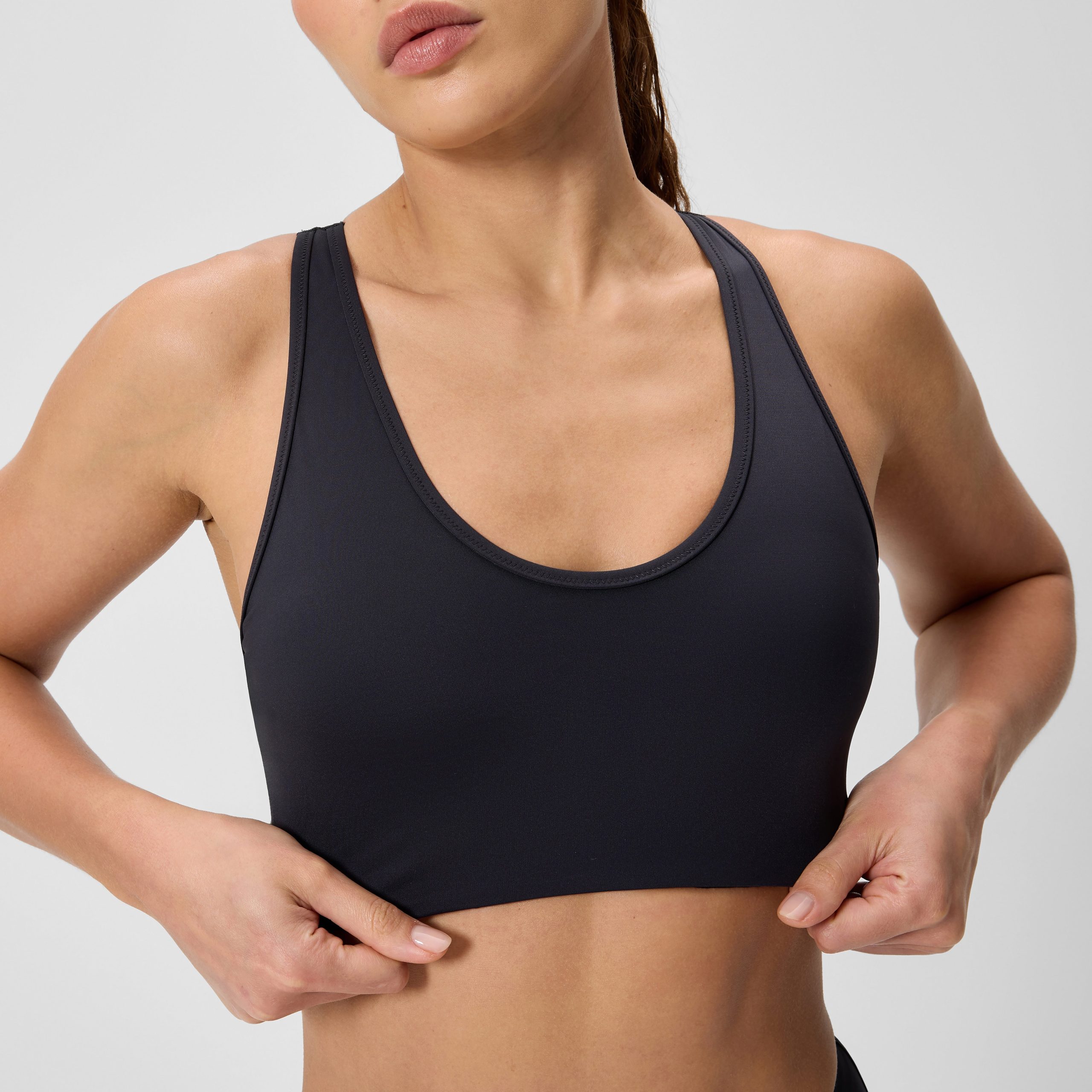 Women's Sculpture Boom Back Bikini Top Black - Image 9
